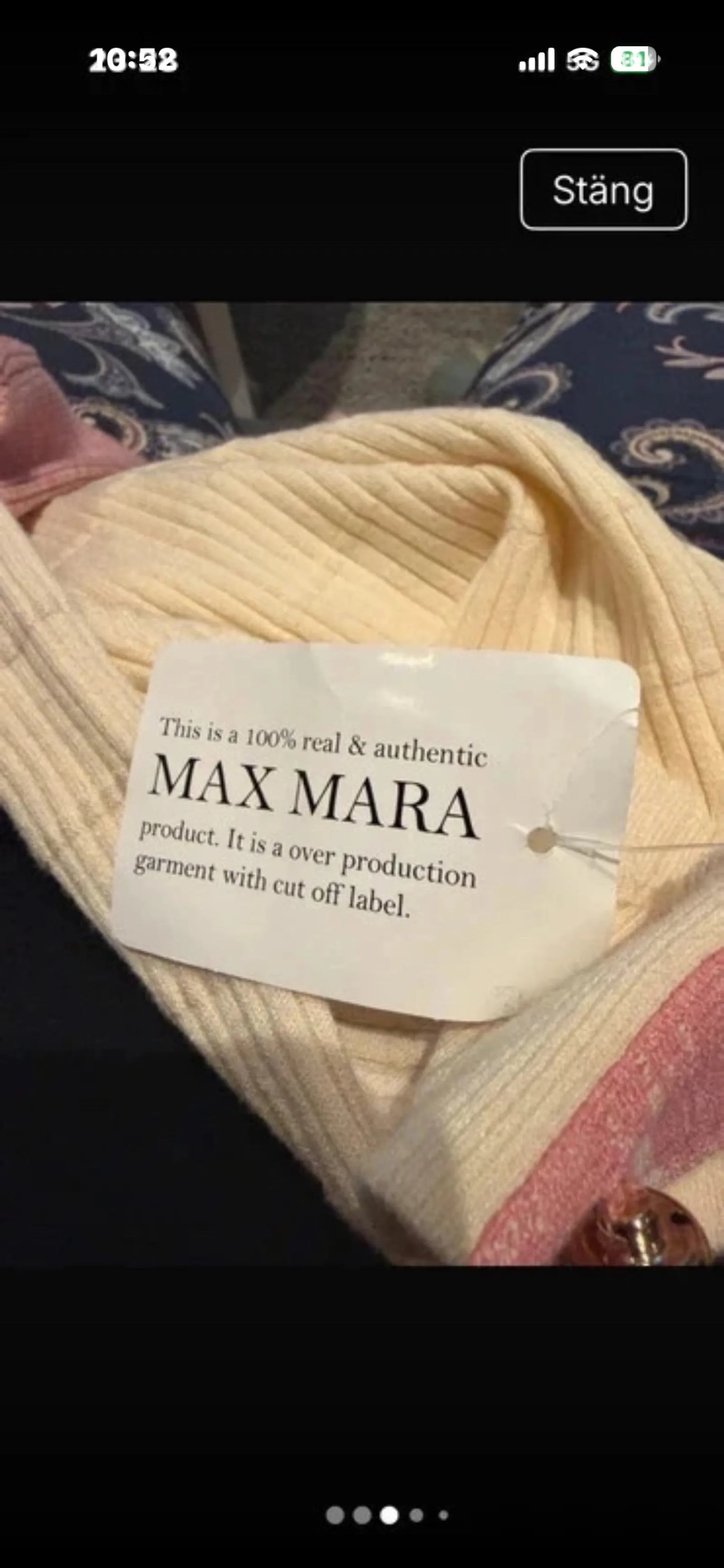 Max Mara-polotröja NWOT