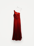 Halston Heritage-sidenklänning