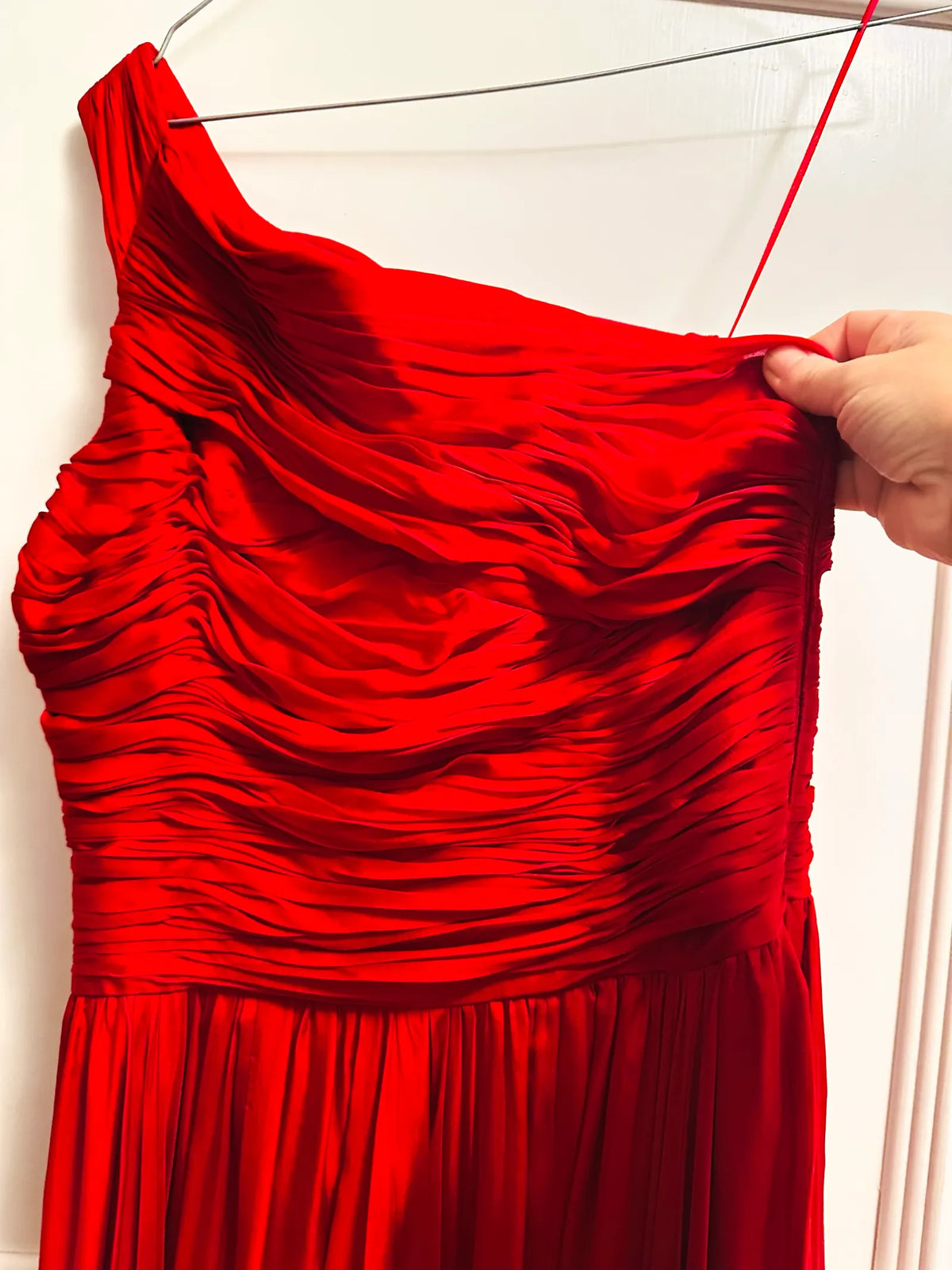 Halston Heritage-sidenklänning