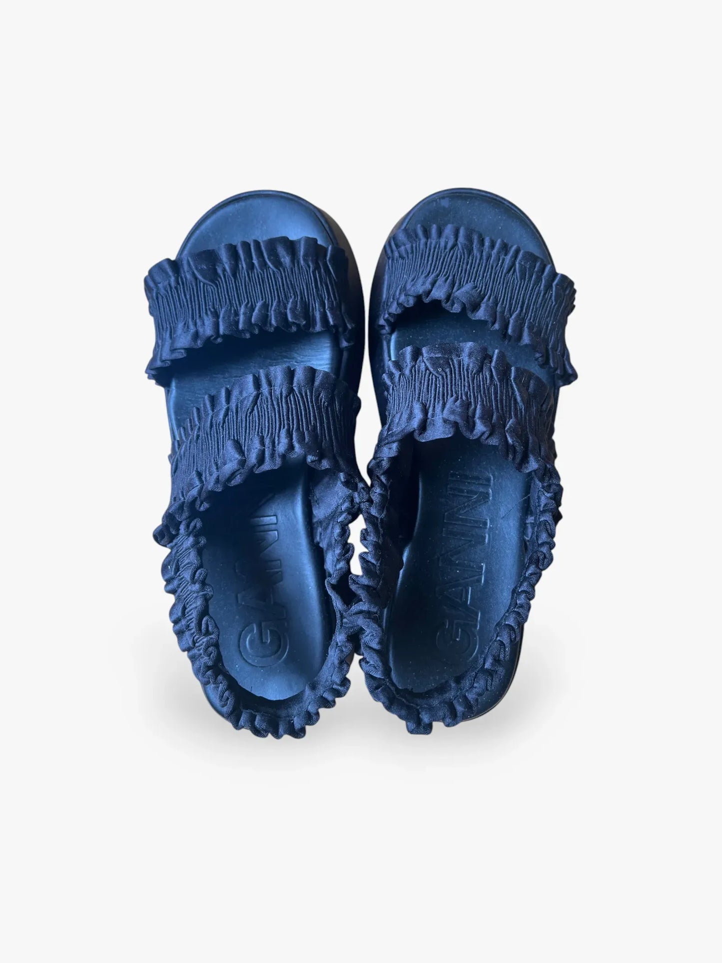 Ganni-skinnsandaler