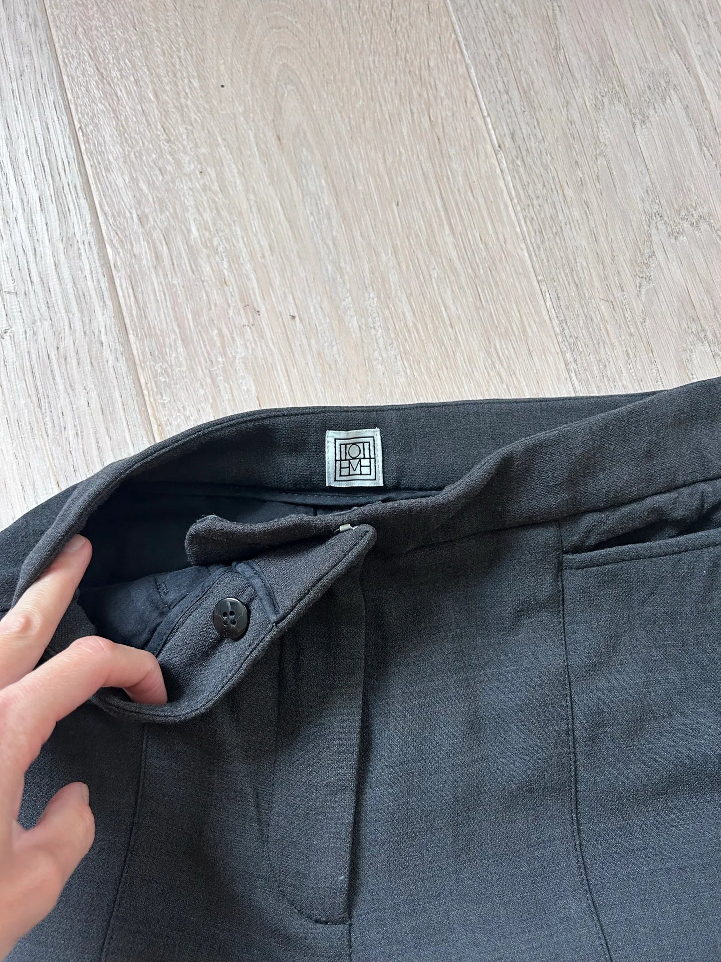 Toteme Slim Crepe Suit Trousers