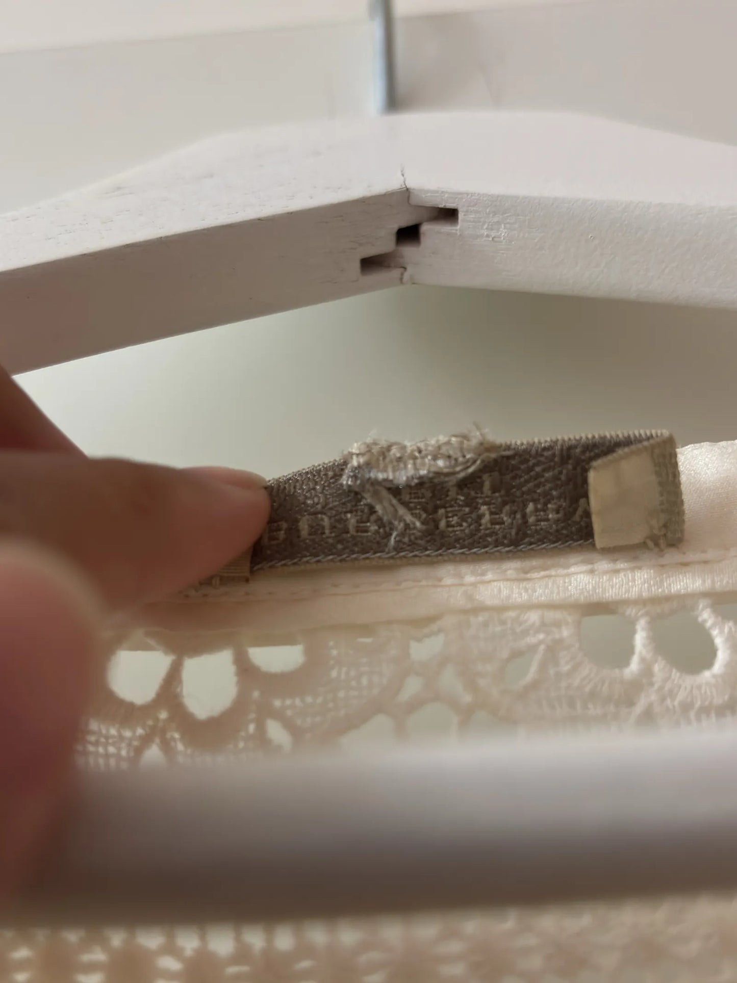 Burberry Brit White Cotton Lace-klänning