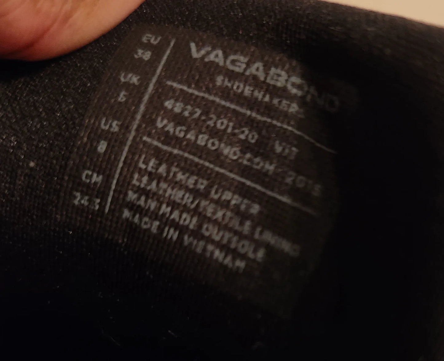 Vagabond Zoe-skinnsneakers