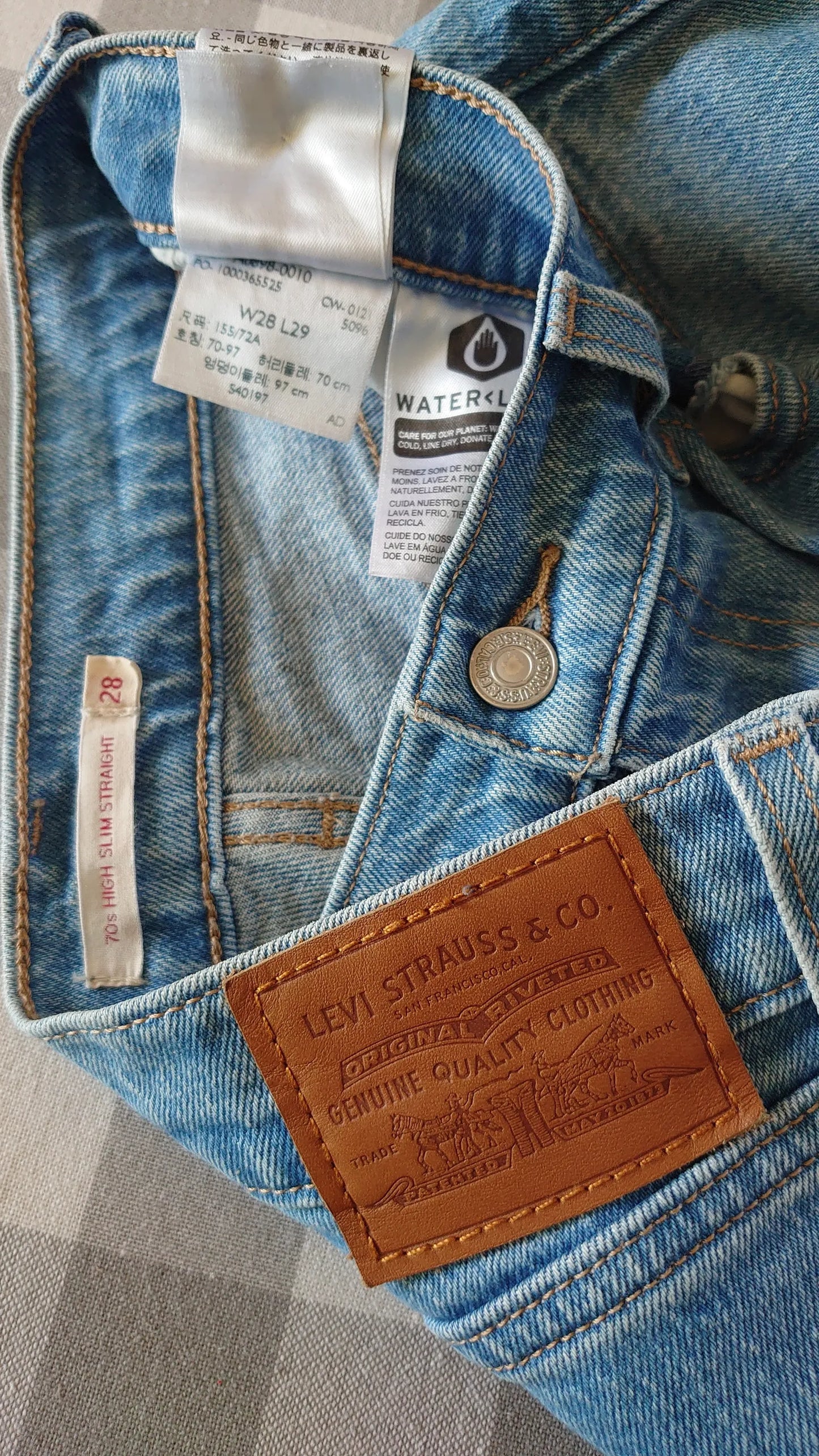 Levi's 70s High Slim Straight Jeans