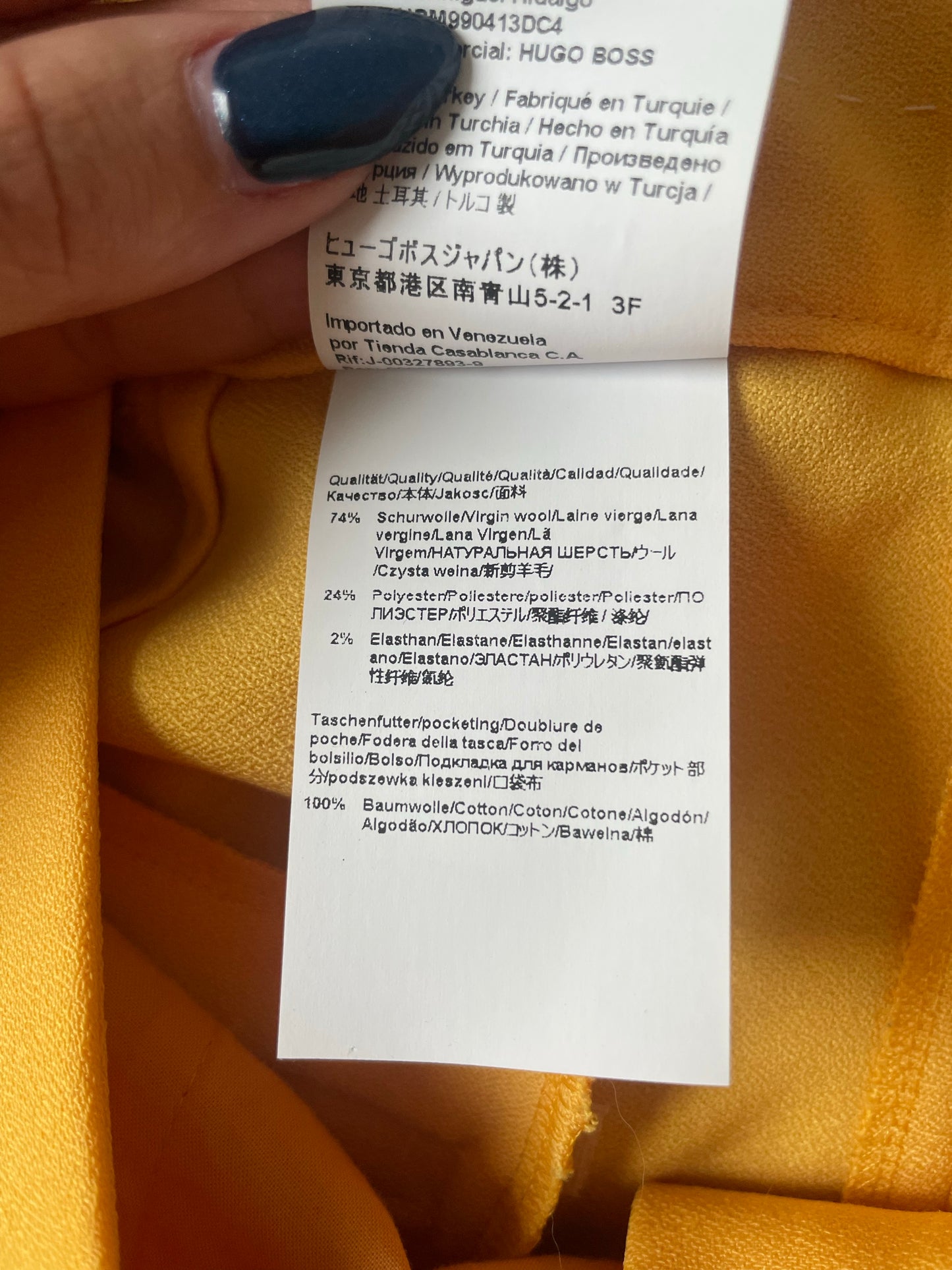 Hugo Boss-ullkostymbyxor NWOT
