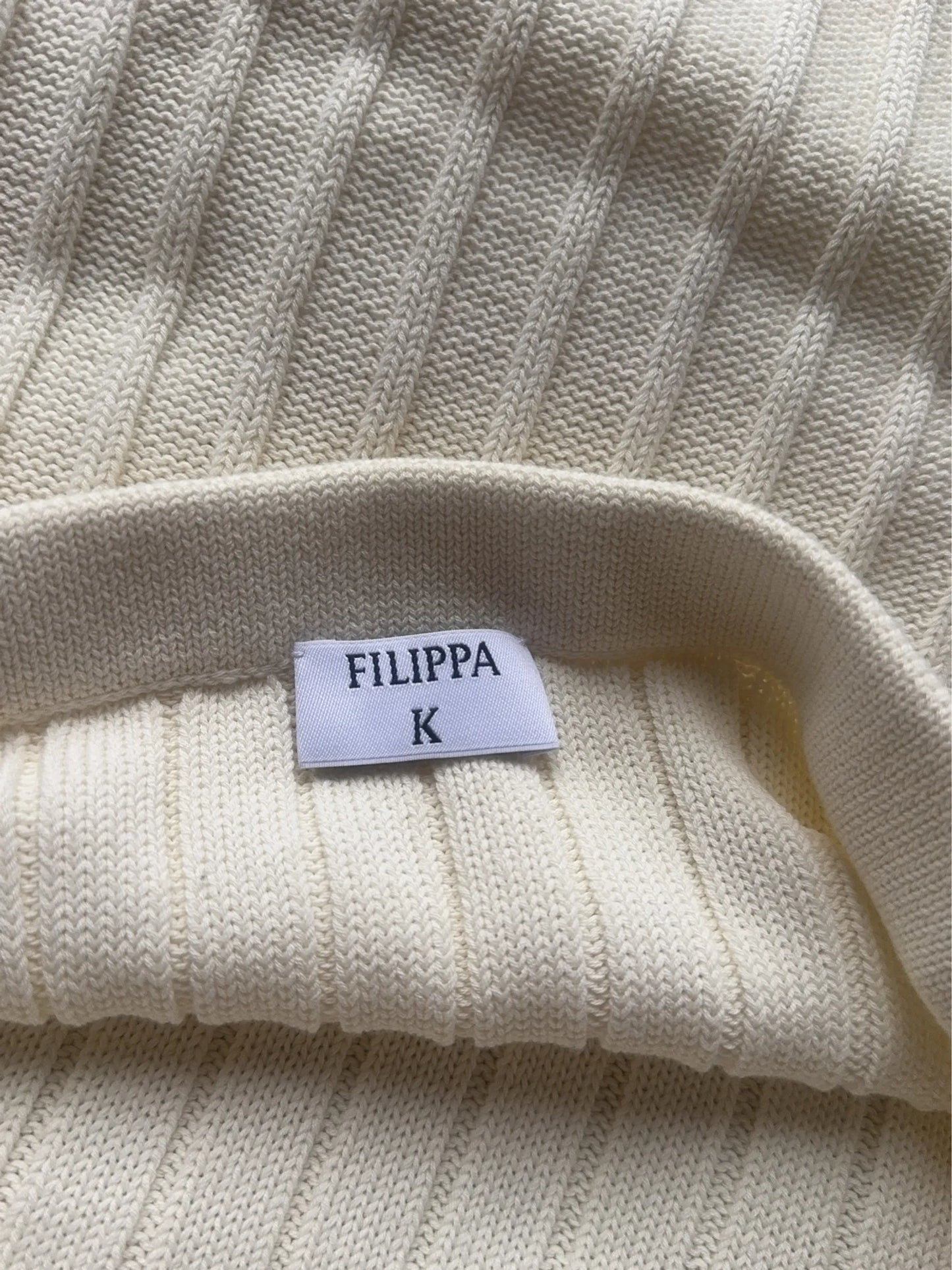 Filippa K Cotton Rib Knit-kjol
