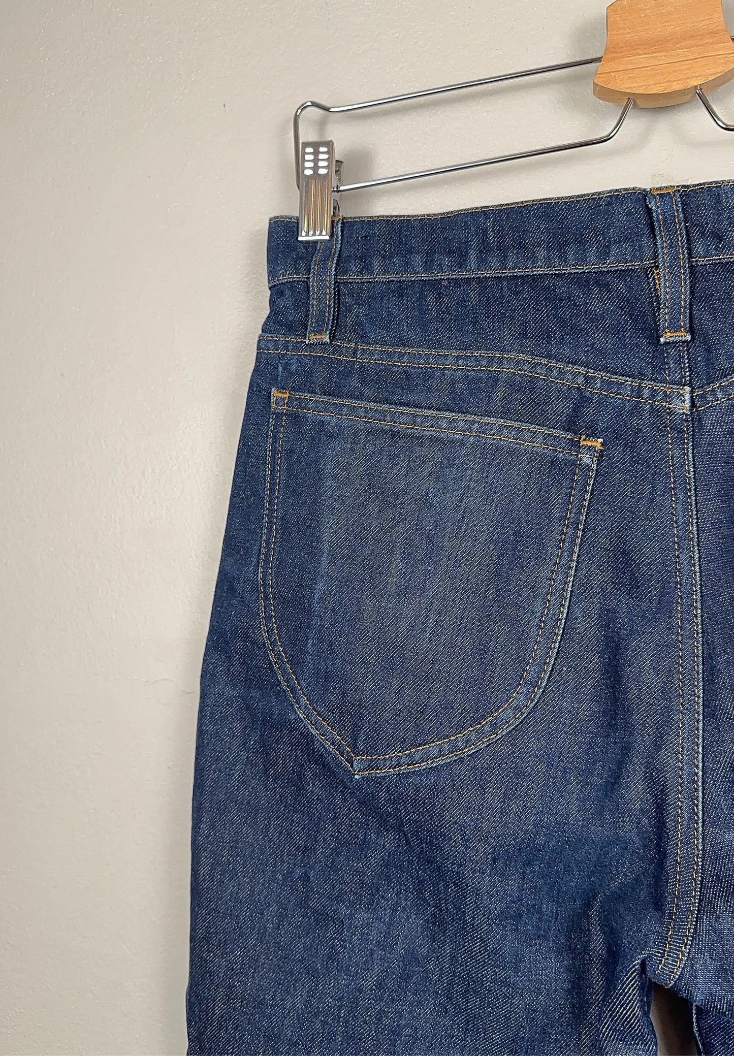 Frame Denim Le Italien Wide Leg Crop In Rinse Jeans