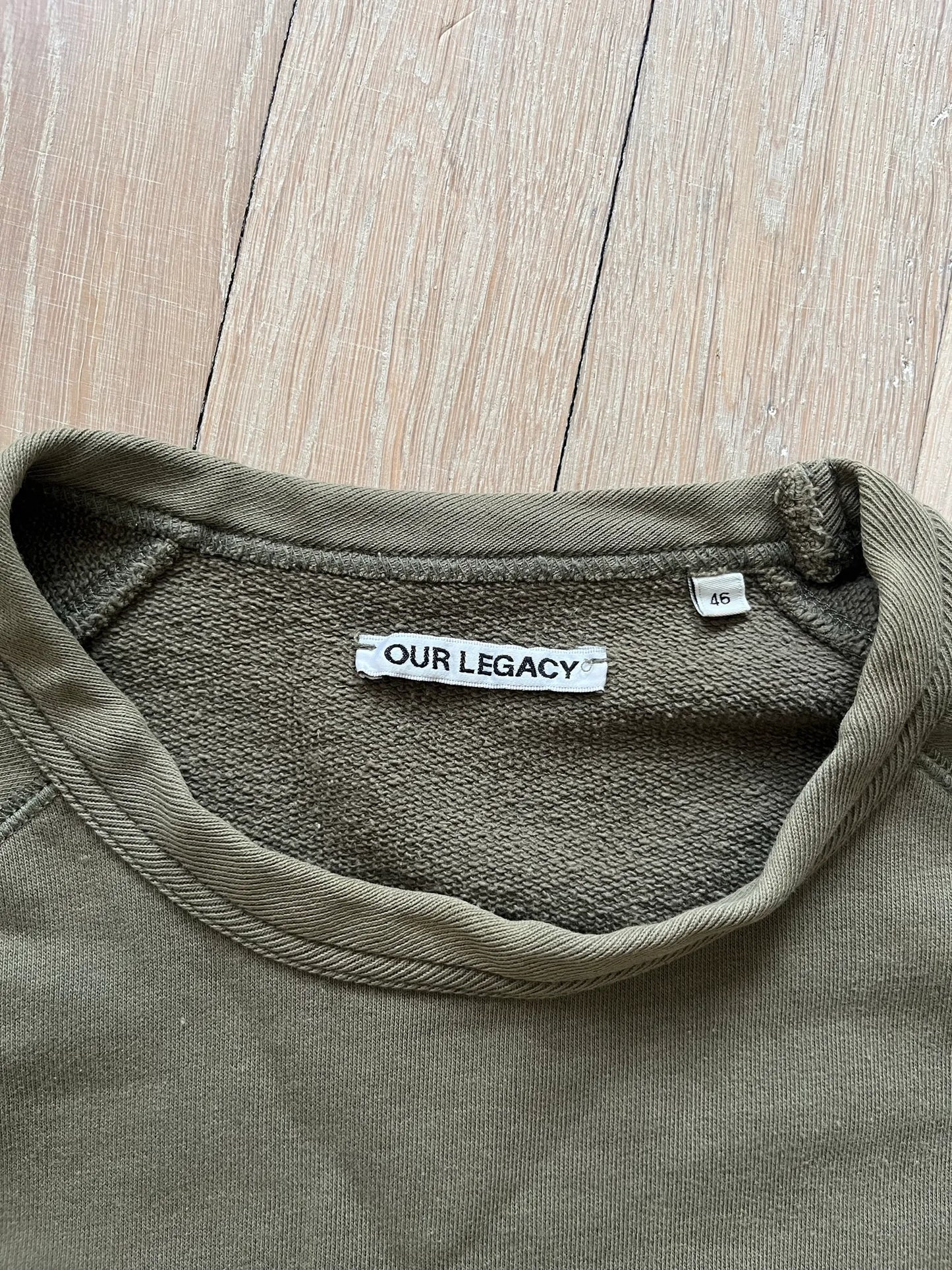 Our Legacy Olive Sweat Sweatshirt