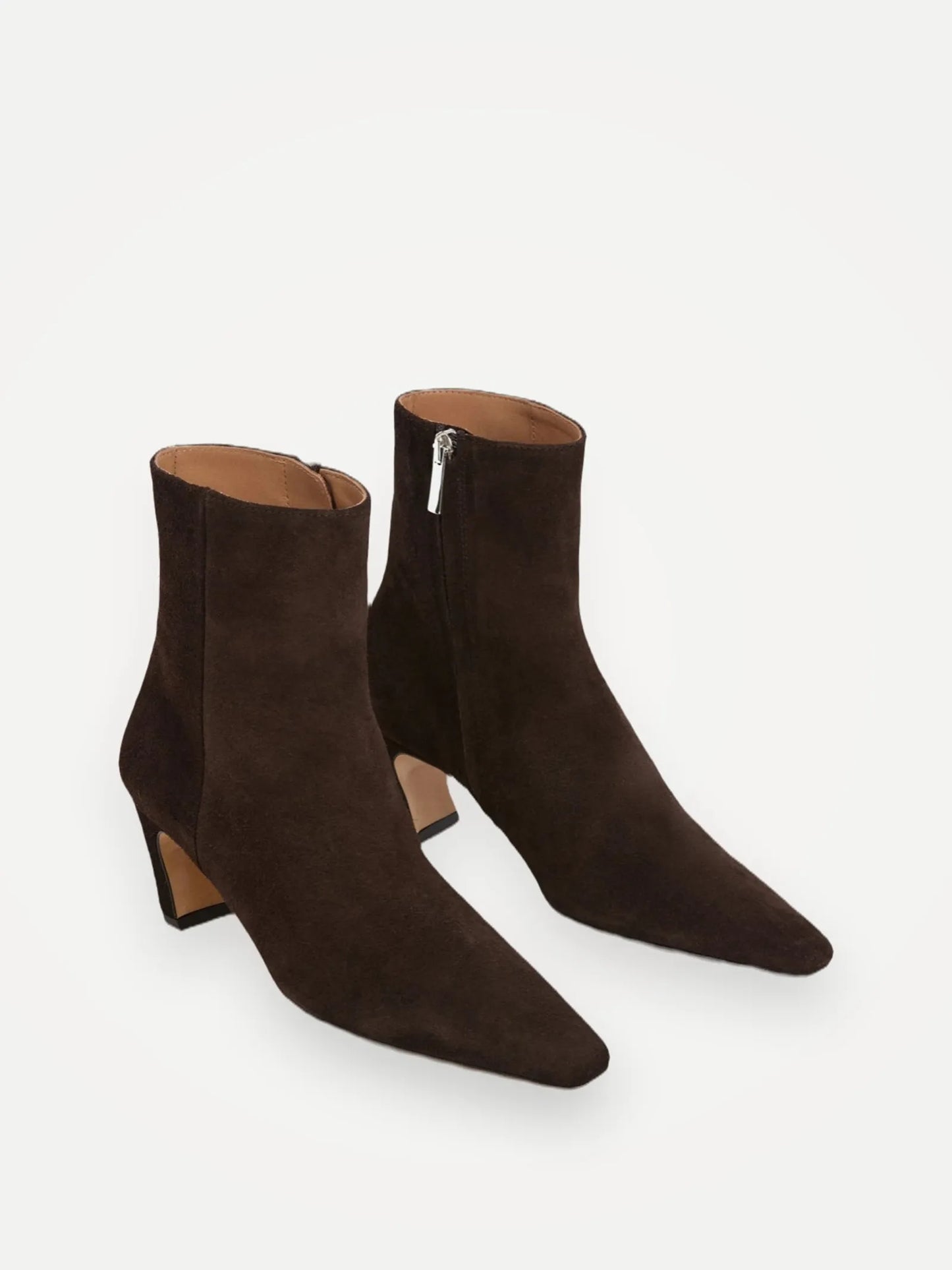 Flattered Xena Leather Brown Suede Boots