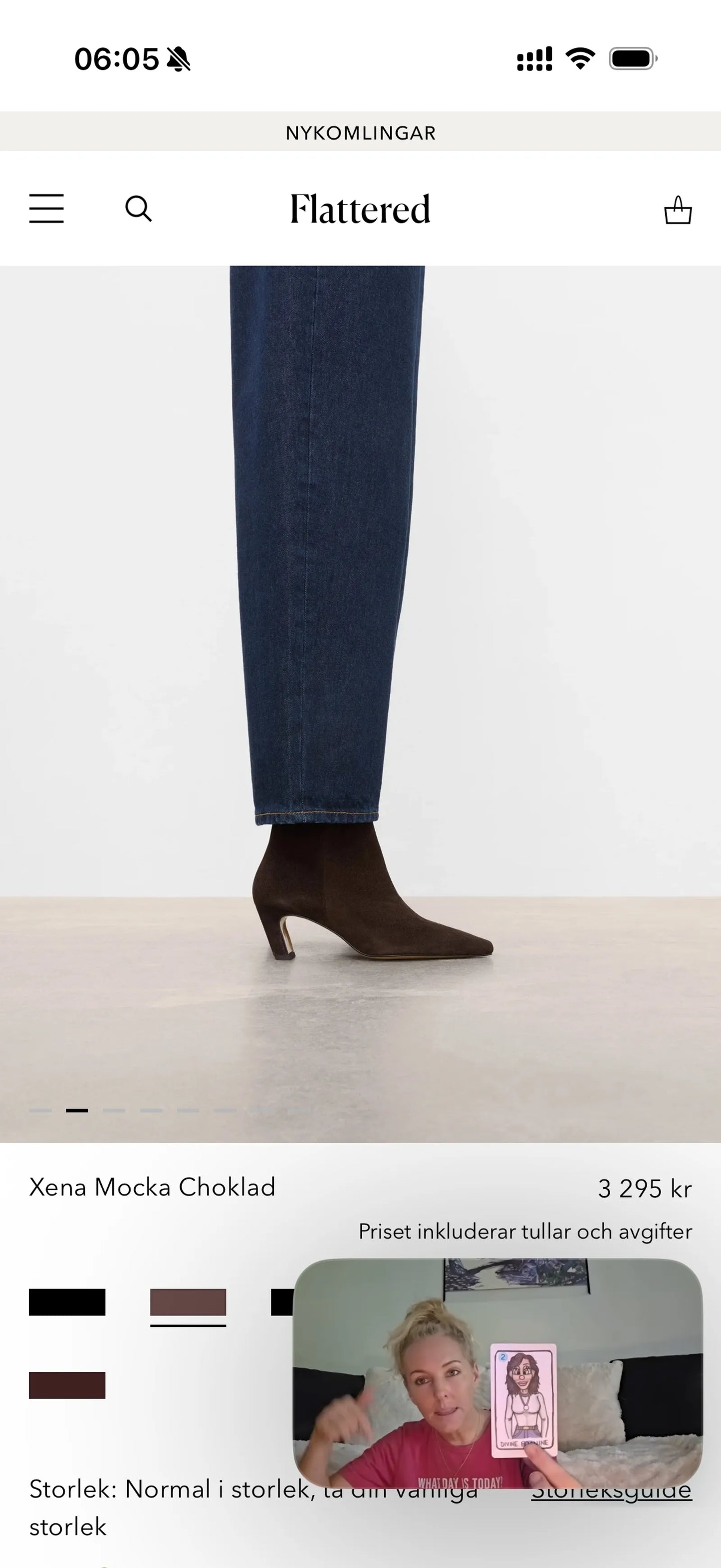 Flattered Xena Leather Brown Suede Boots