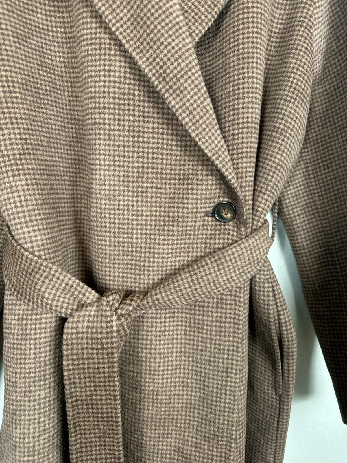 Gant Checked Handstitched-ullkappa NWT