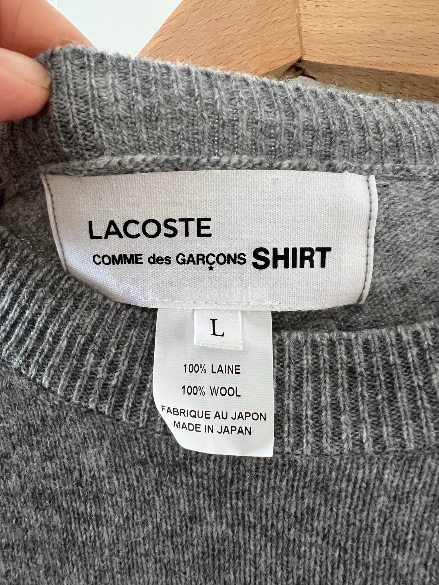 Lacoste-ulltröja
