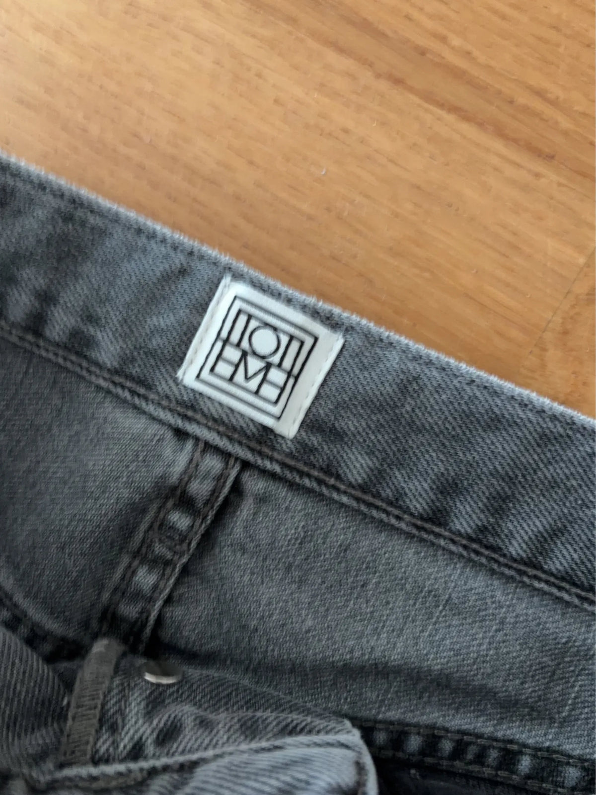 Toteme Twisted Seam Denim Full Length Jeans