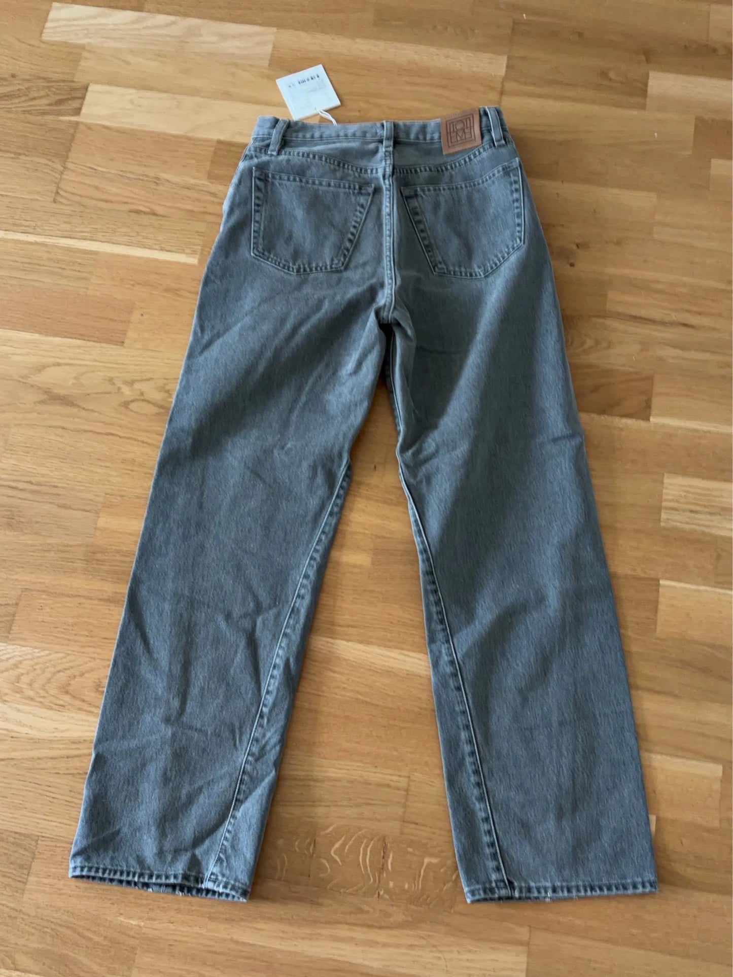 Toteme Twisted Seam Denim Full Length Jeans