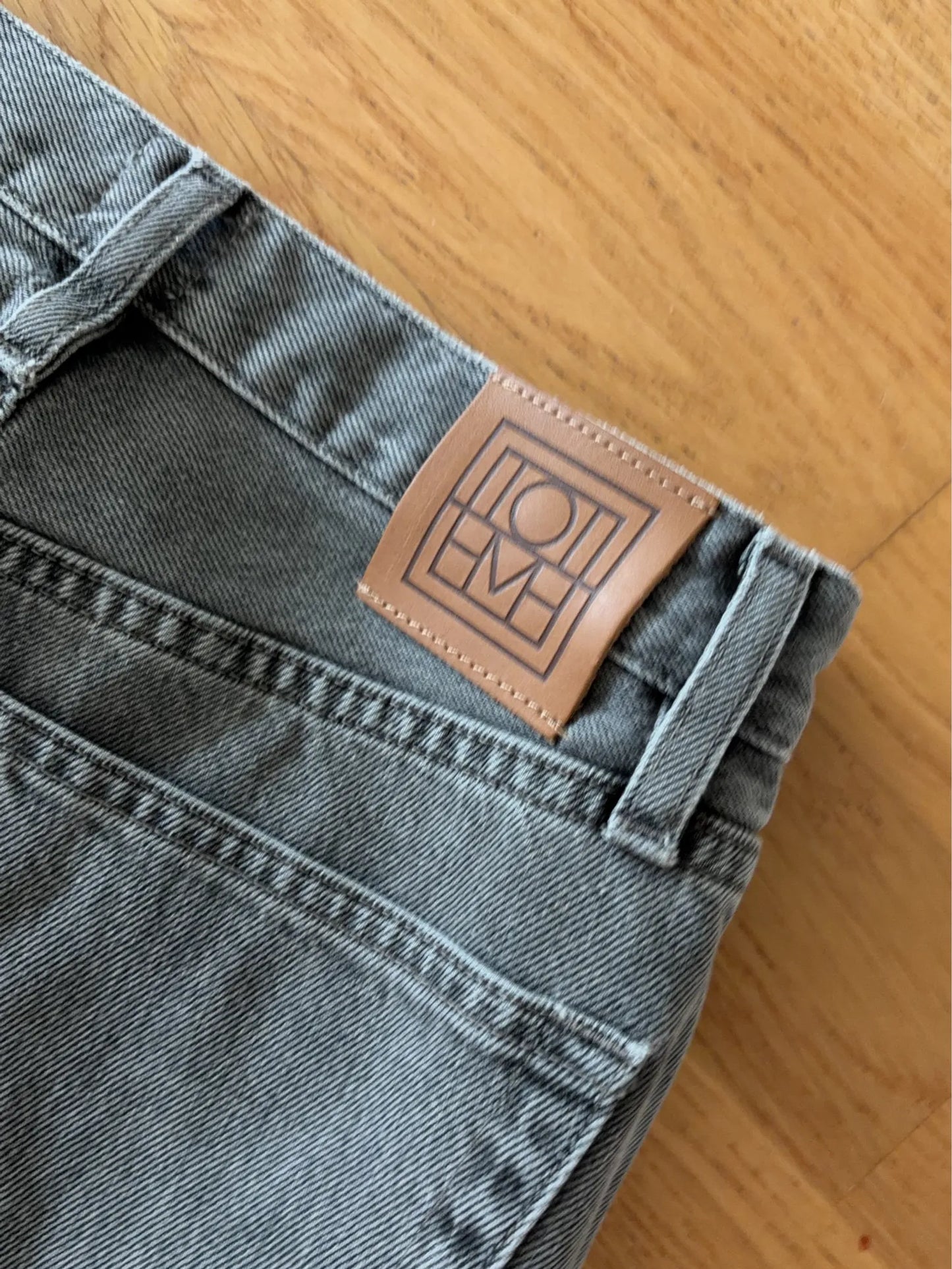 Toteme Twisted Seam Denim Full Length Jeans