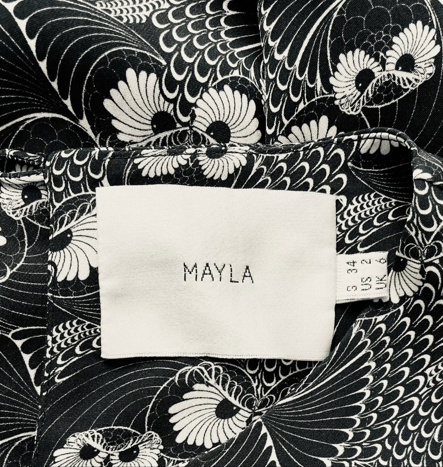 Mayla-sidenklänning