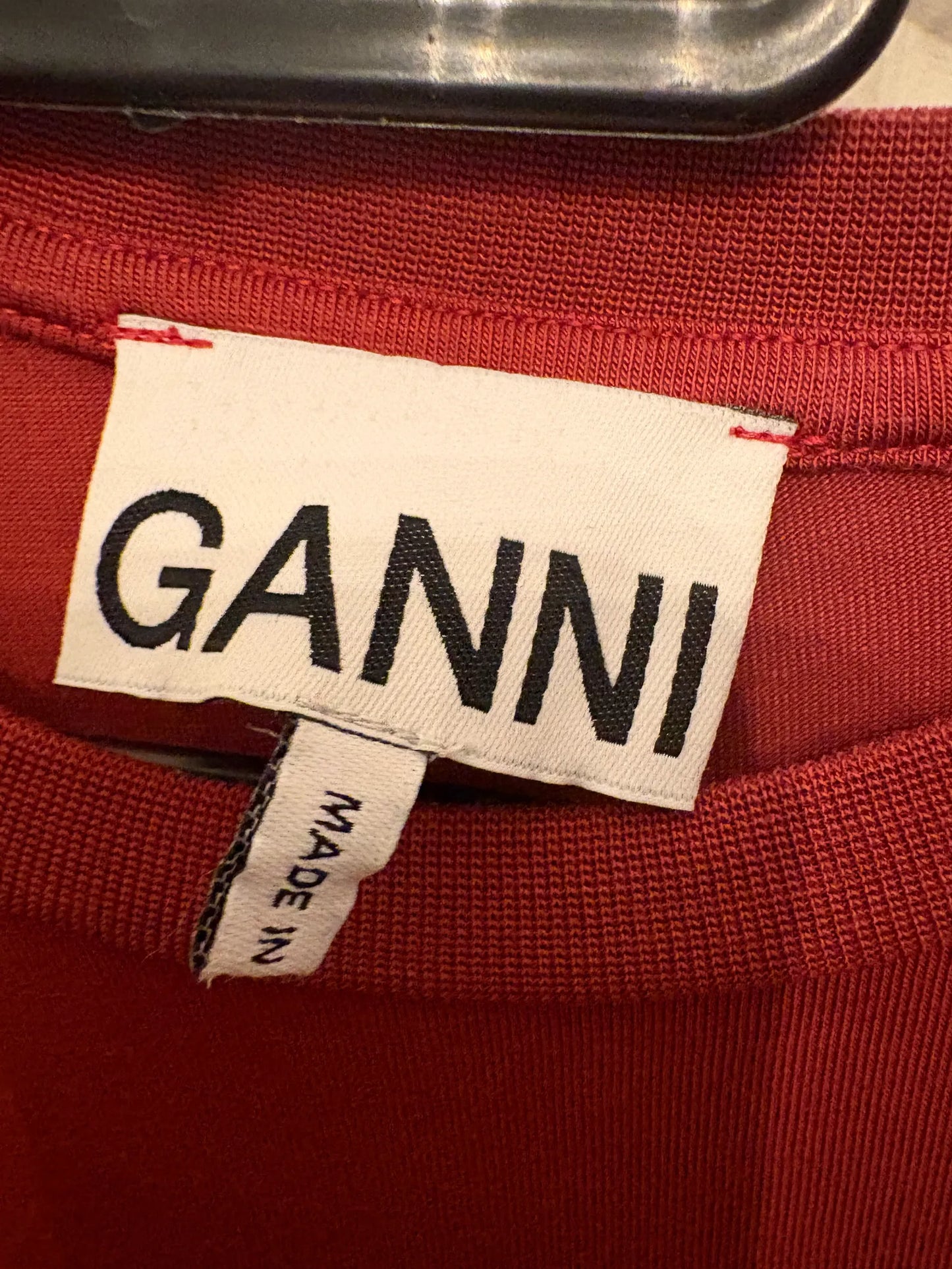 Ganni Crinkle Maxi Dress