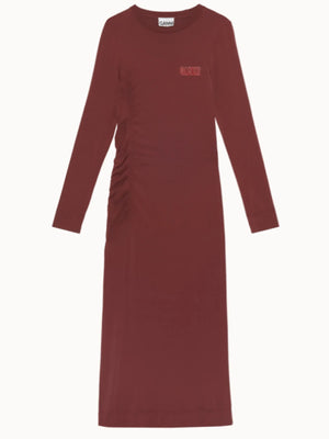 Ganni Crinkle Maxi Dress