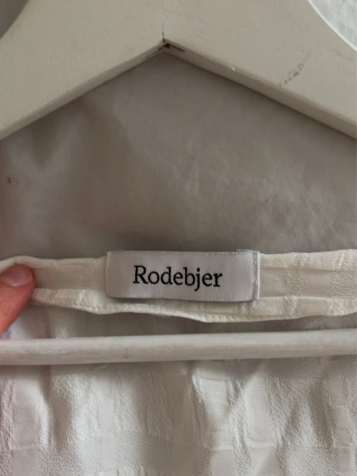 Rodebjer Lara Check-blus