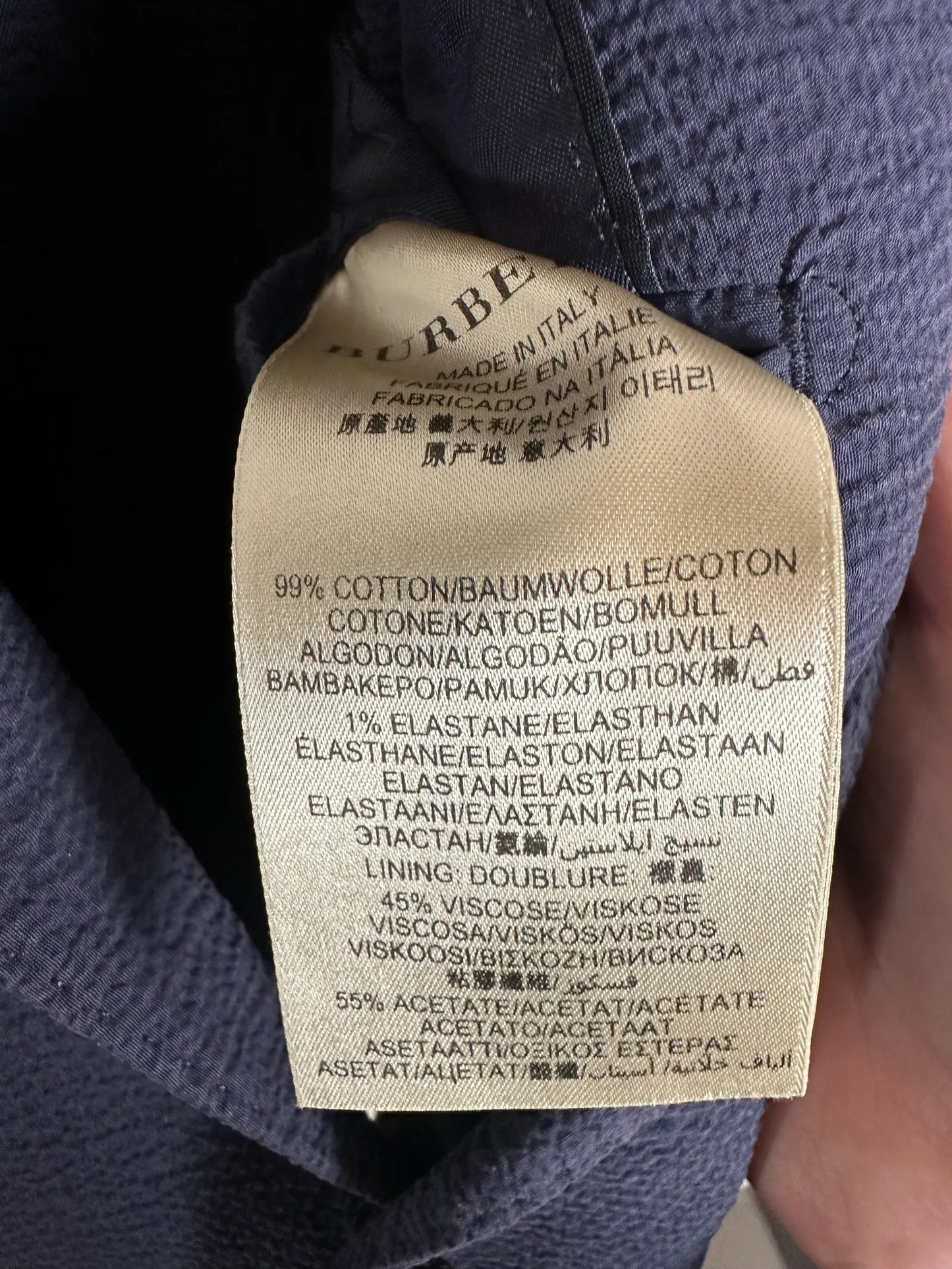 Burberry-kostym
