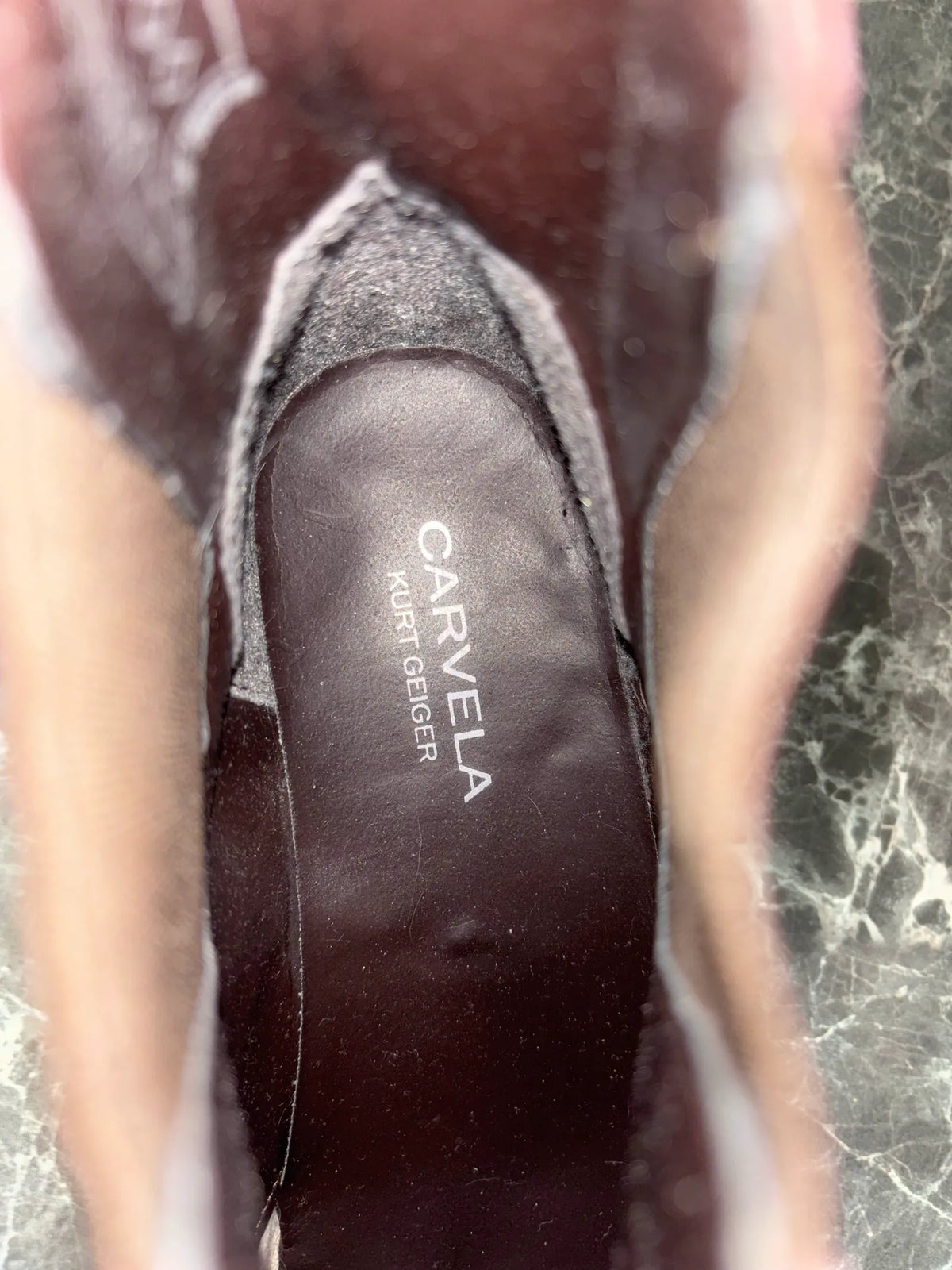 Kurt Geiger-skinnboots