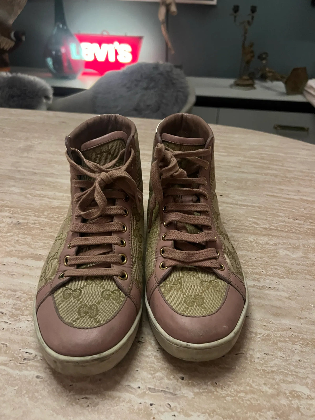 Gucci-skinnsneakers