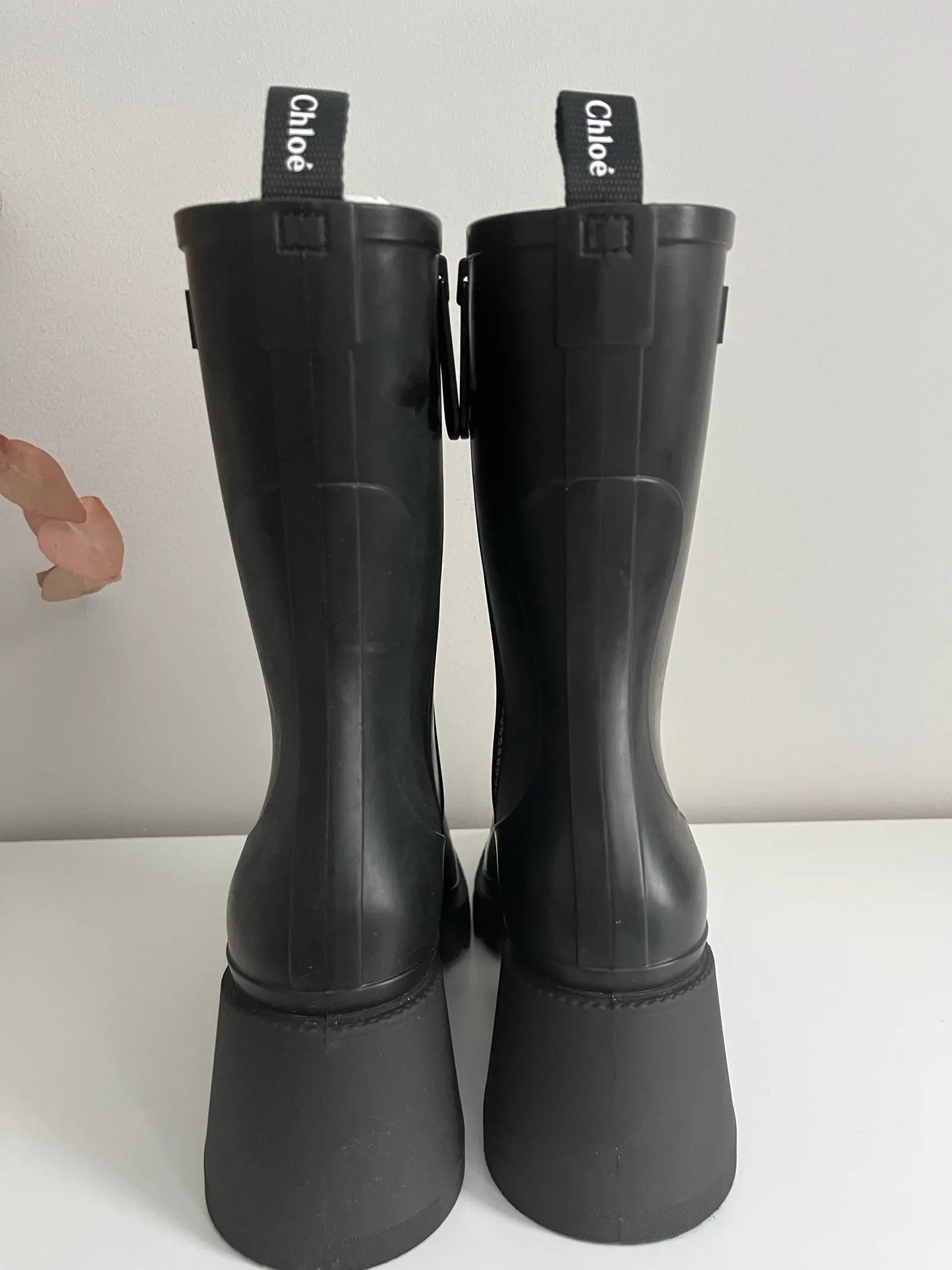 Chloé Betty Rain Black-boots