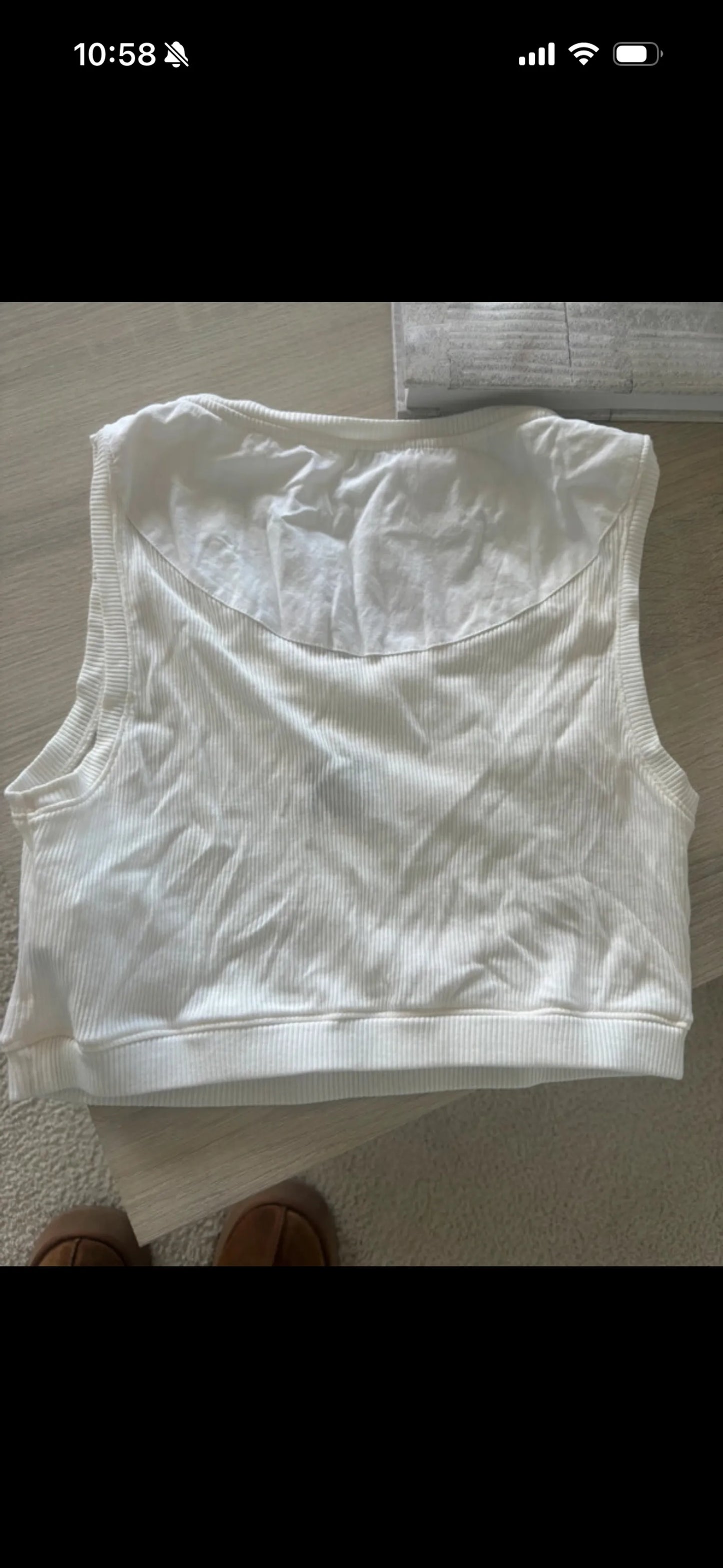 Loewe Cropped Anagram Tank-linne NWOT