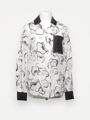 Karl Lagerfeld-sidenblus