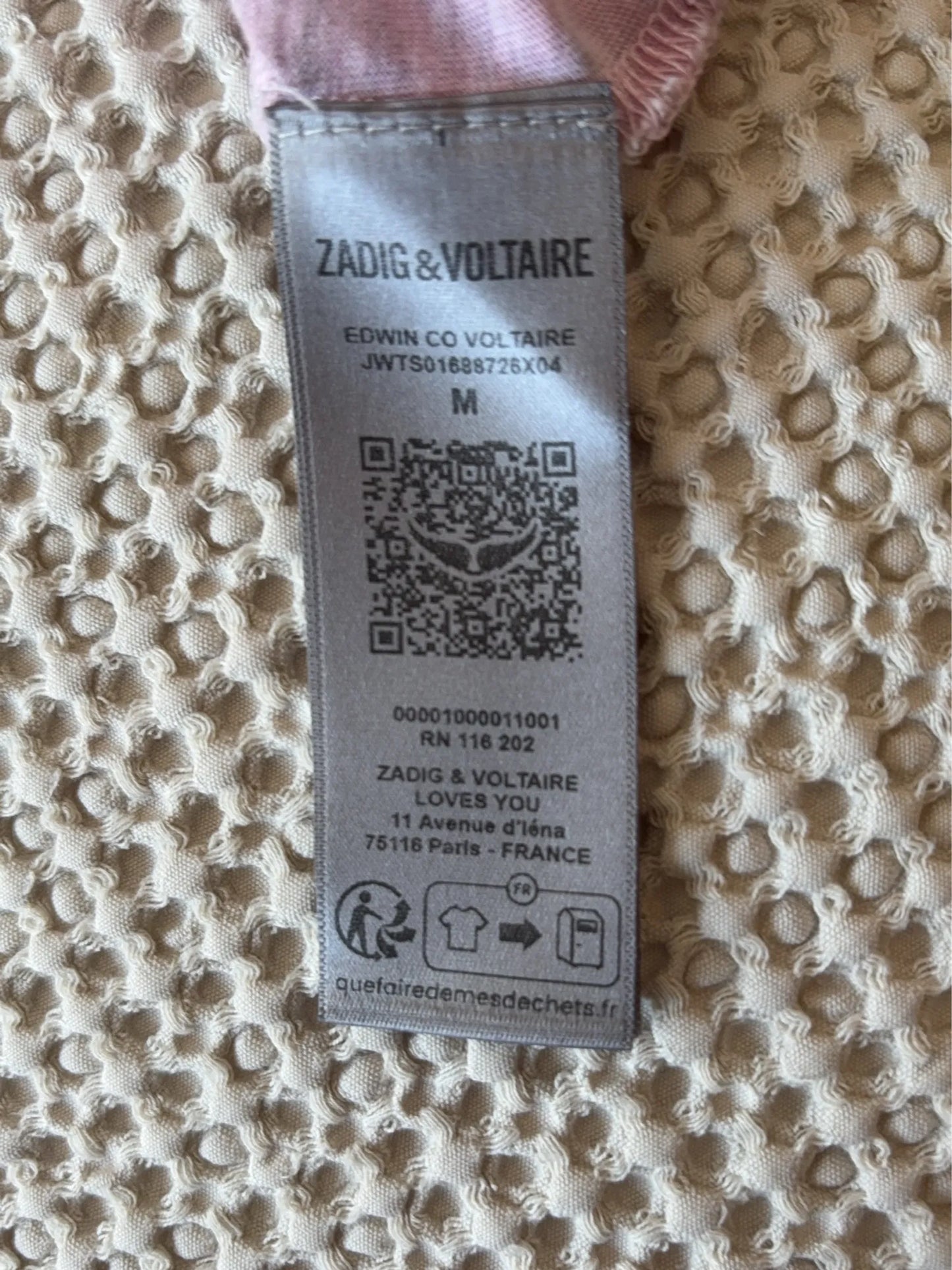 Zadig & Voltaire Edwin Co Voltaire T-shirt