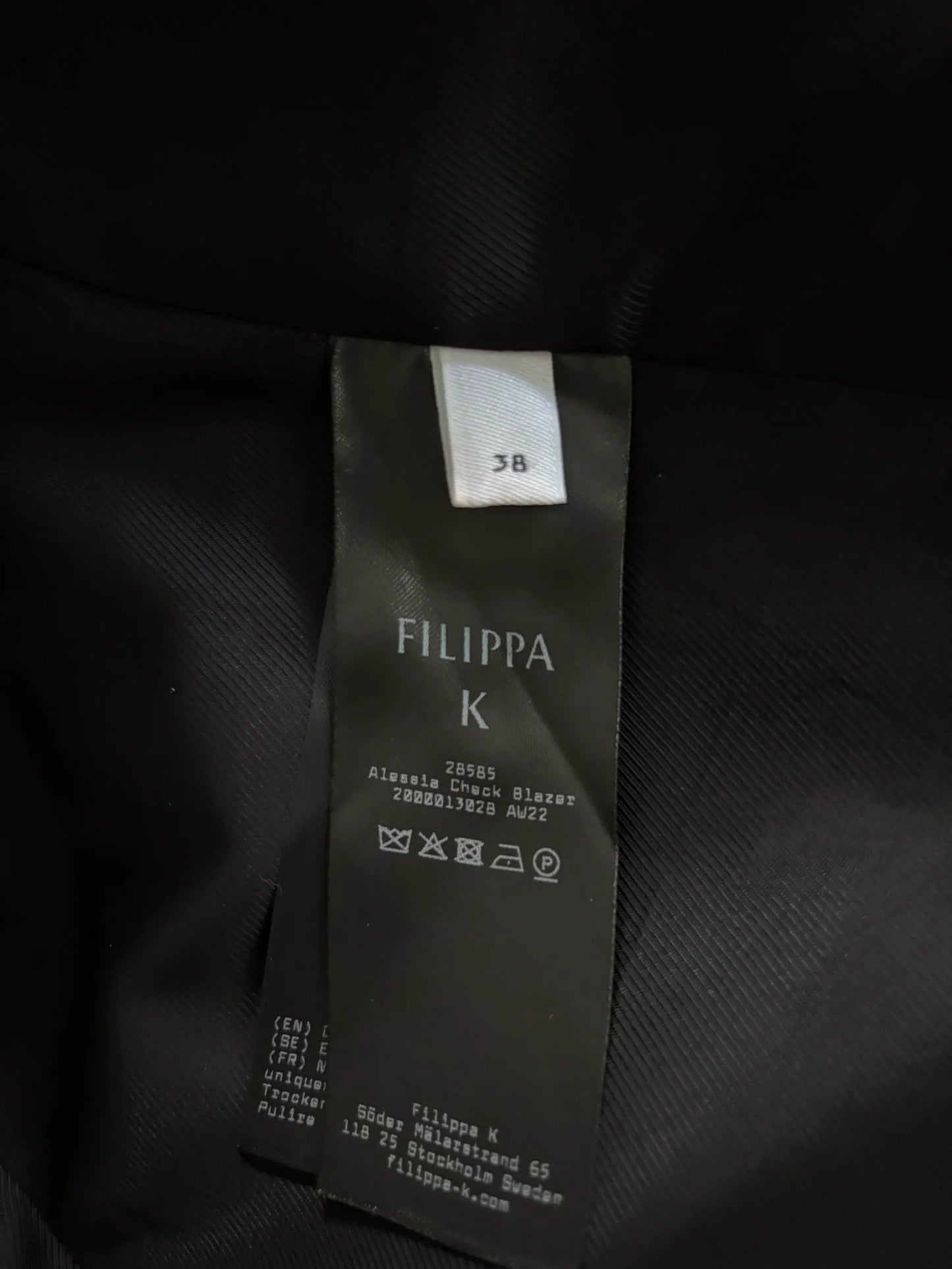 Filippa K Alessia Check Blazer