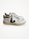 Veja V-10-skinnsneakers