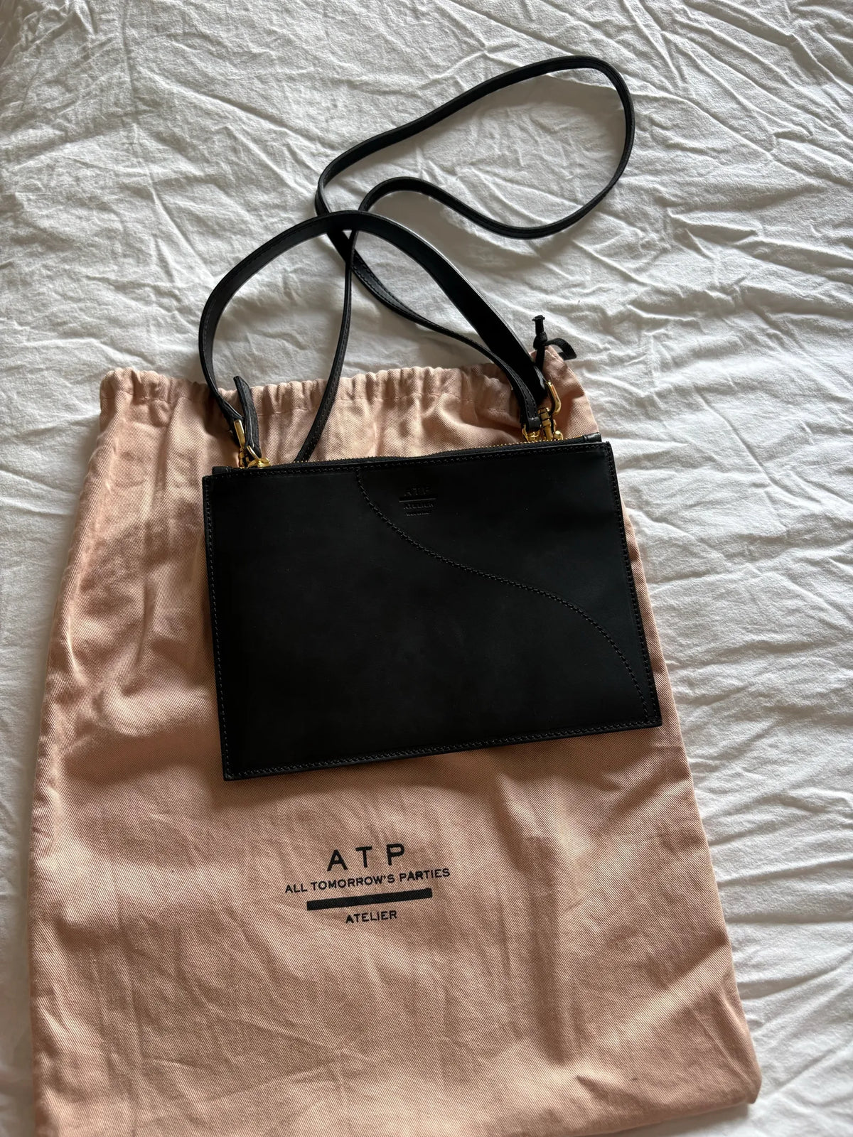 ATP Atelier Lucca Black Shoulder bag