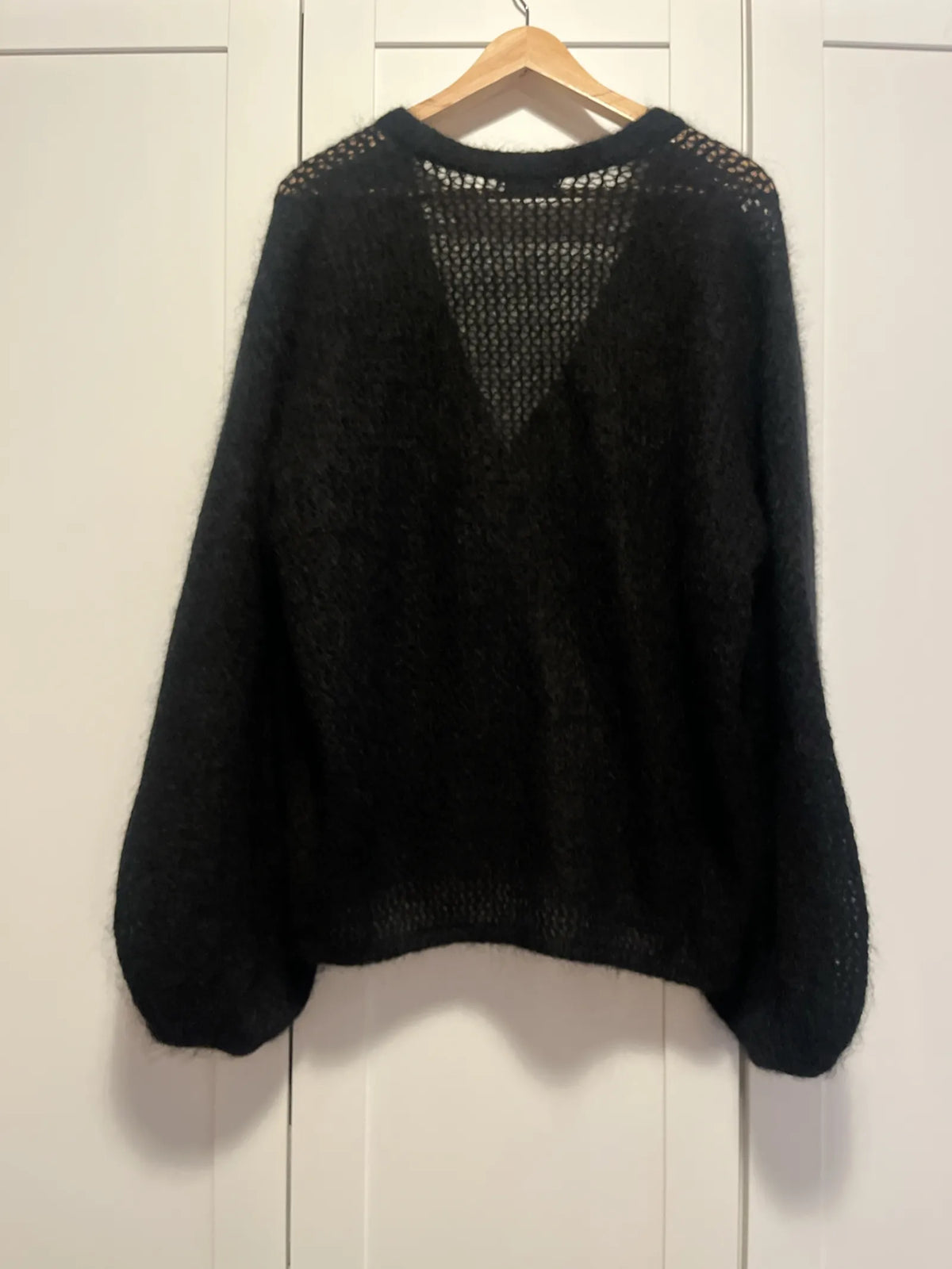 Stylein Pointelle Mohair - Nasira Black Cardigan