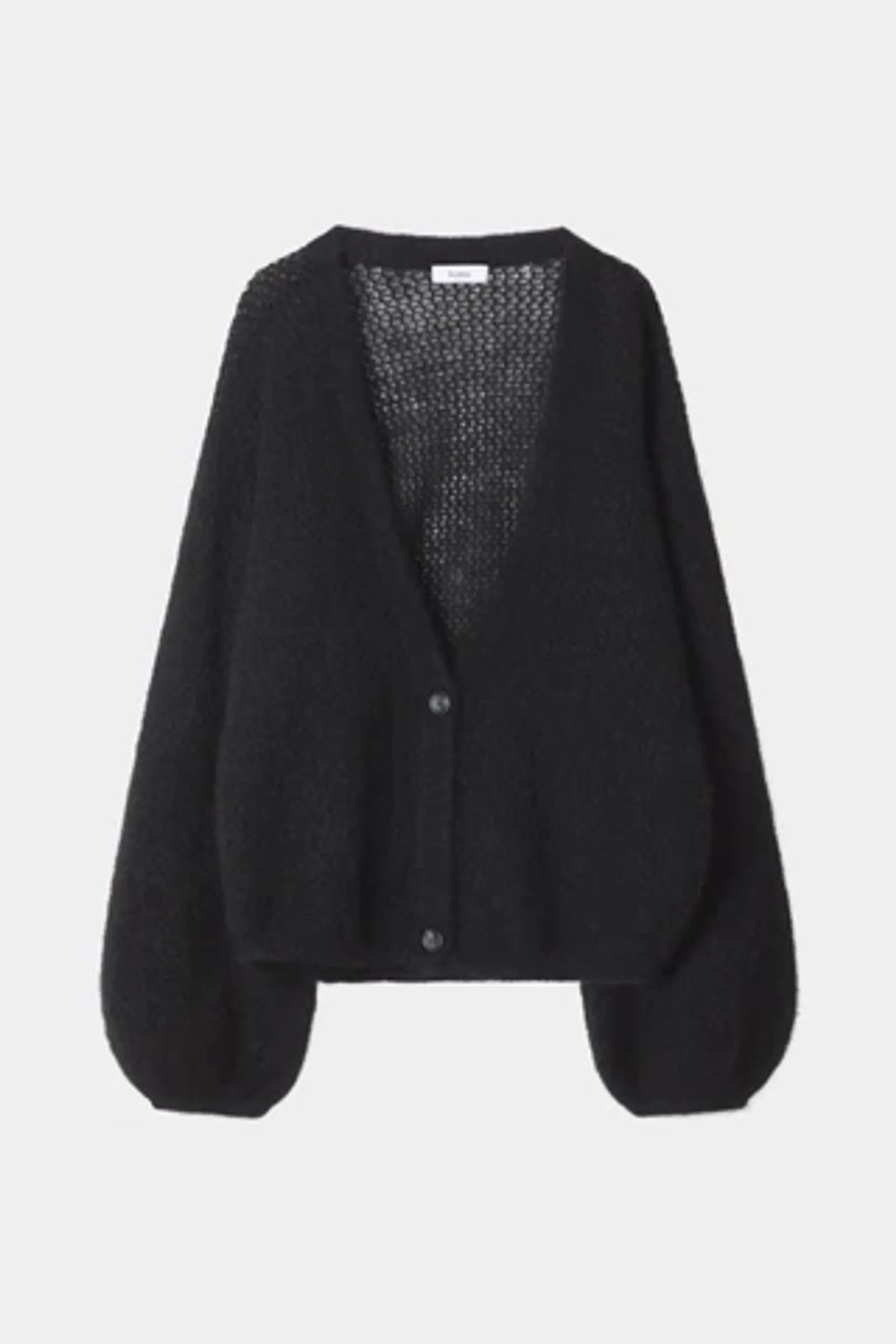 Stylein Pointelle Mohair - Nasira Black Cardigan