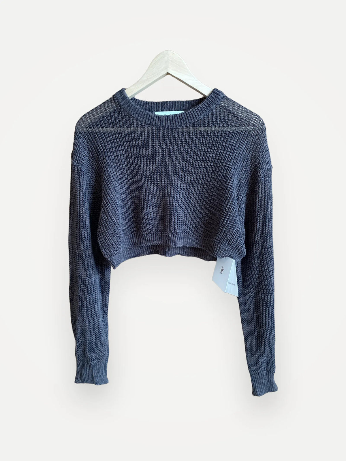 The Frankie Shop Abi Cropped Knit Sweater