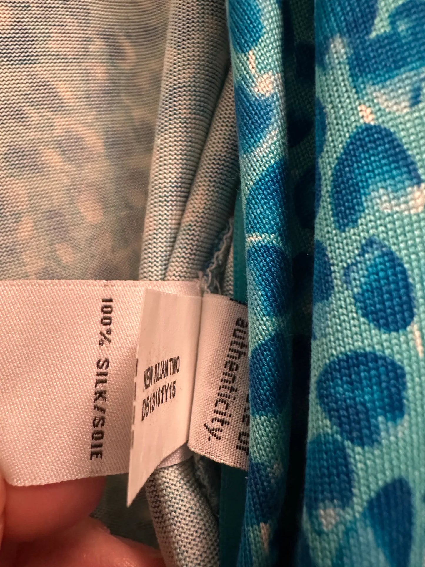 Diane Von Furstenberg-sidenklänning
