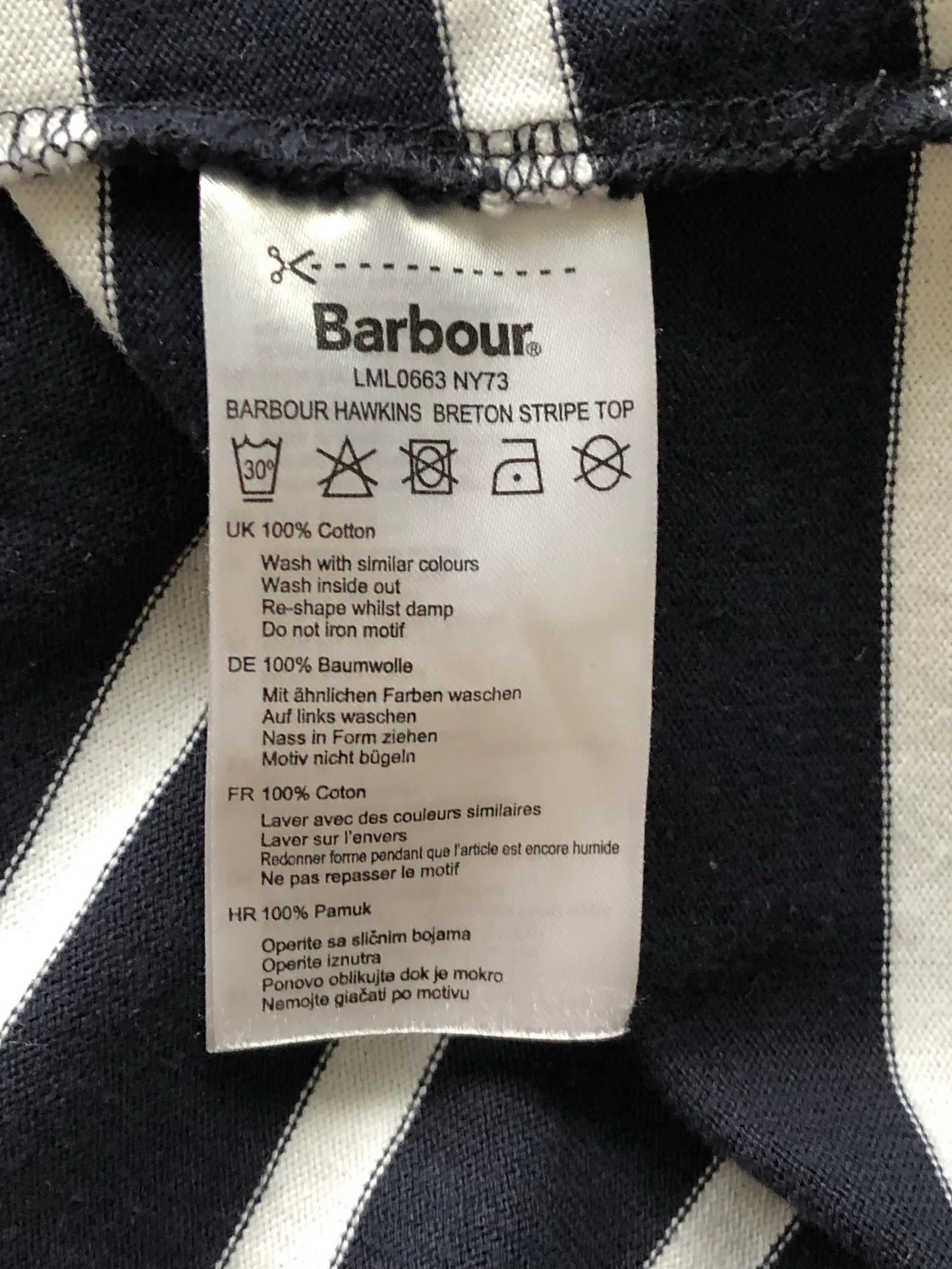 Barbour Hawkins Breton Stripe Sweater