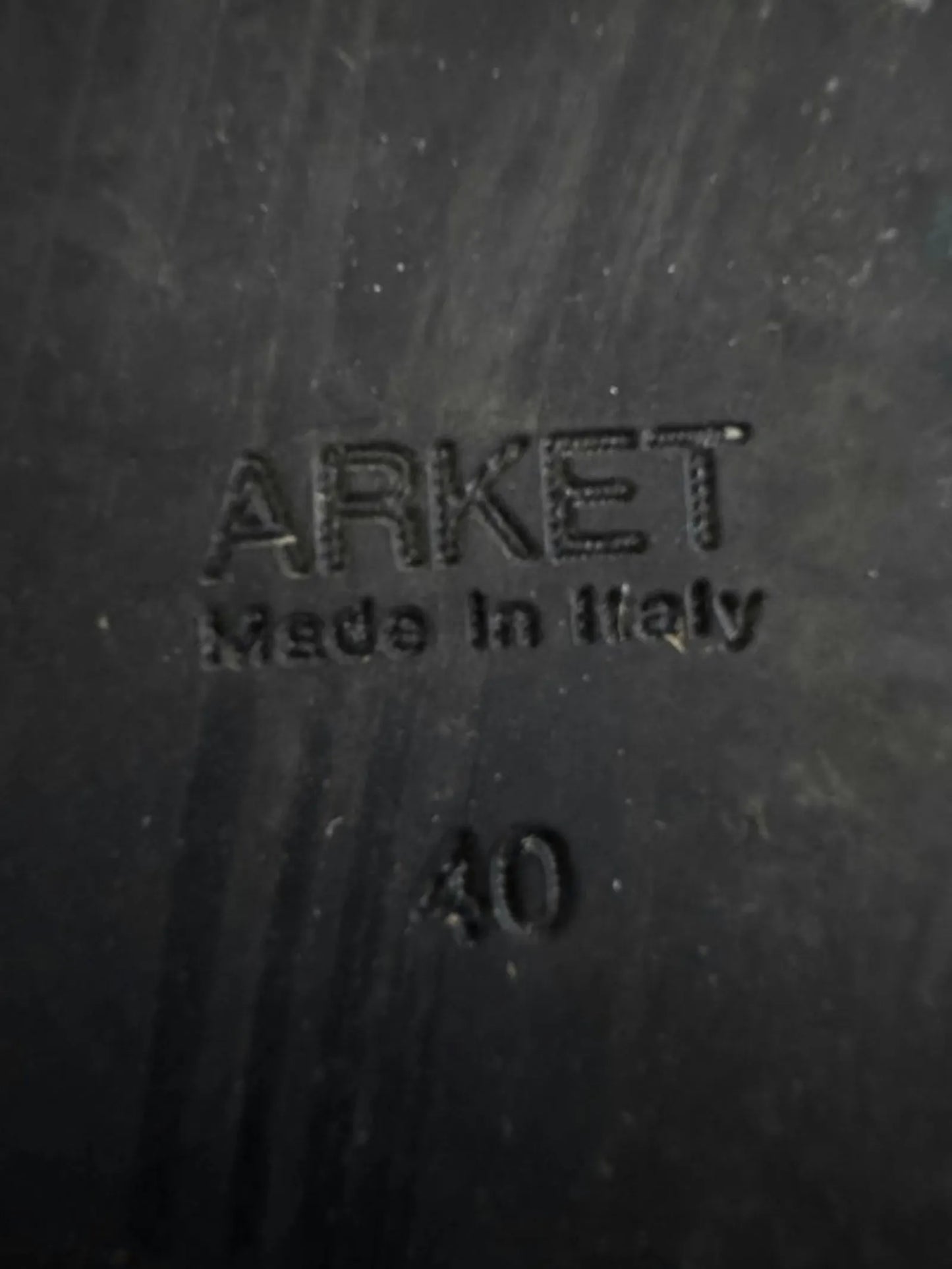 Arket Lace-up Derby Flats-skinnloafers-loafers