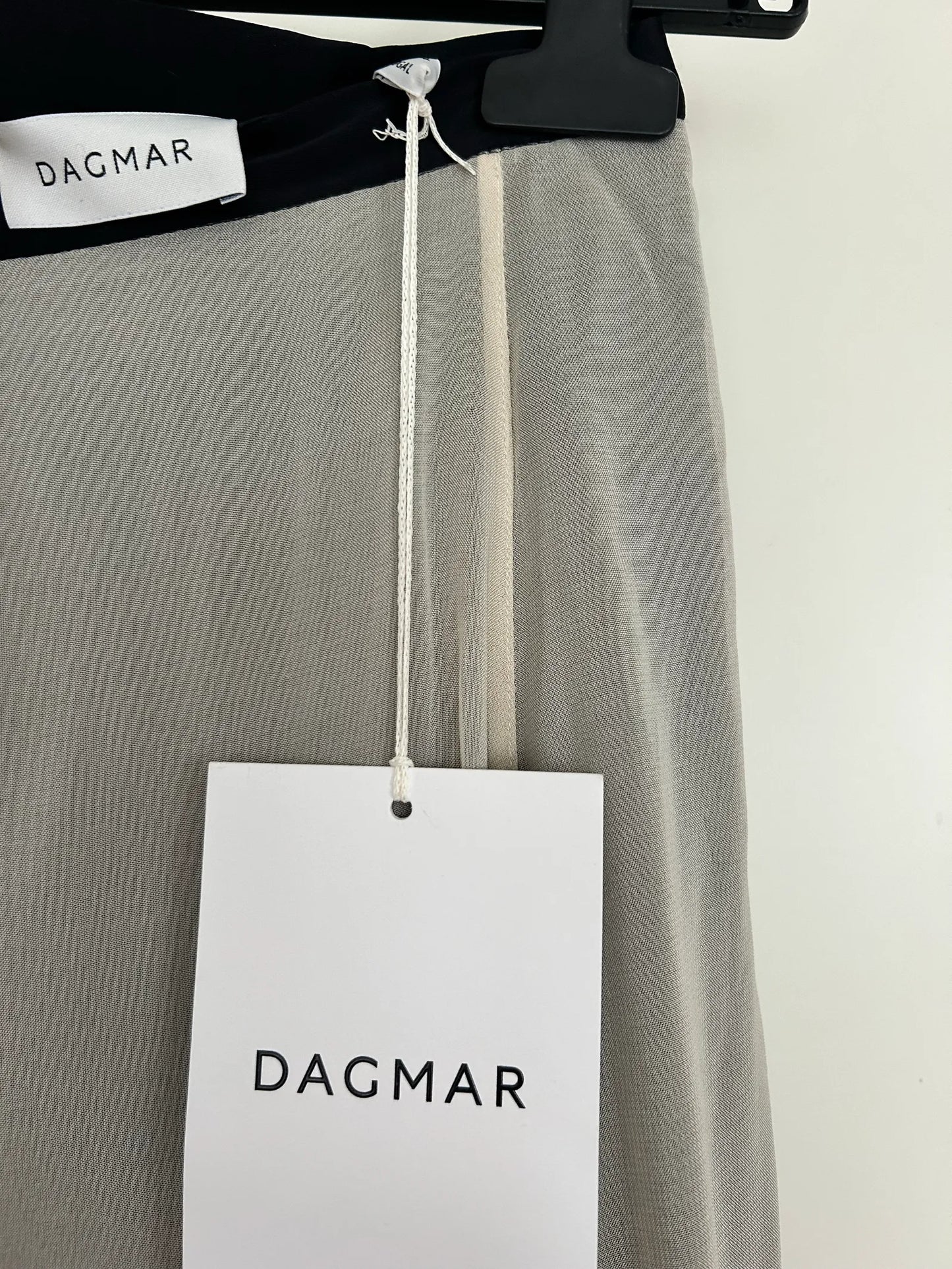 Dagmar Chiffong Maxi Cream/white/black Skirt