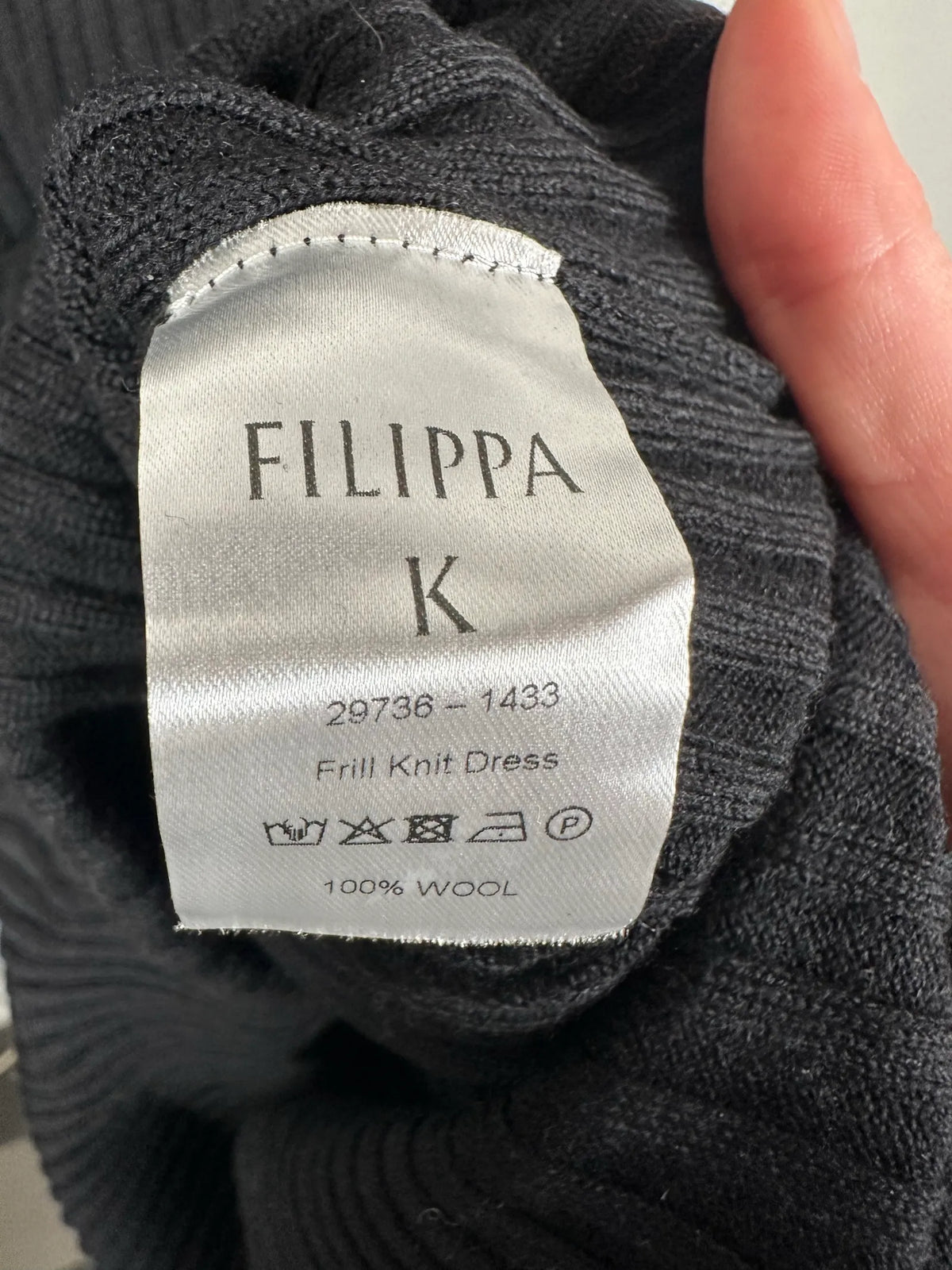 Filippa K Frill Knit-ullklänning