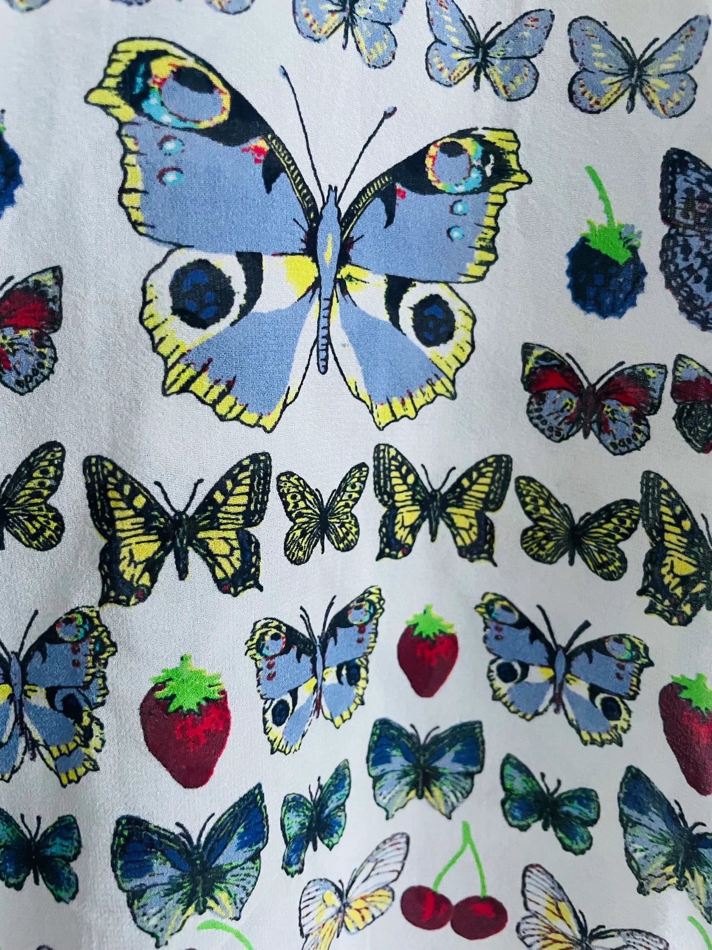 Versace X H&M Butterfly Silk Blouse