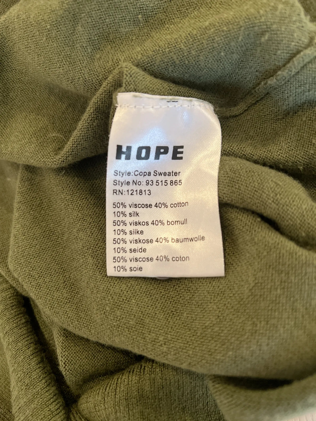 Hope Copa Sweater