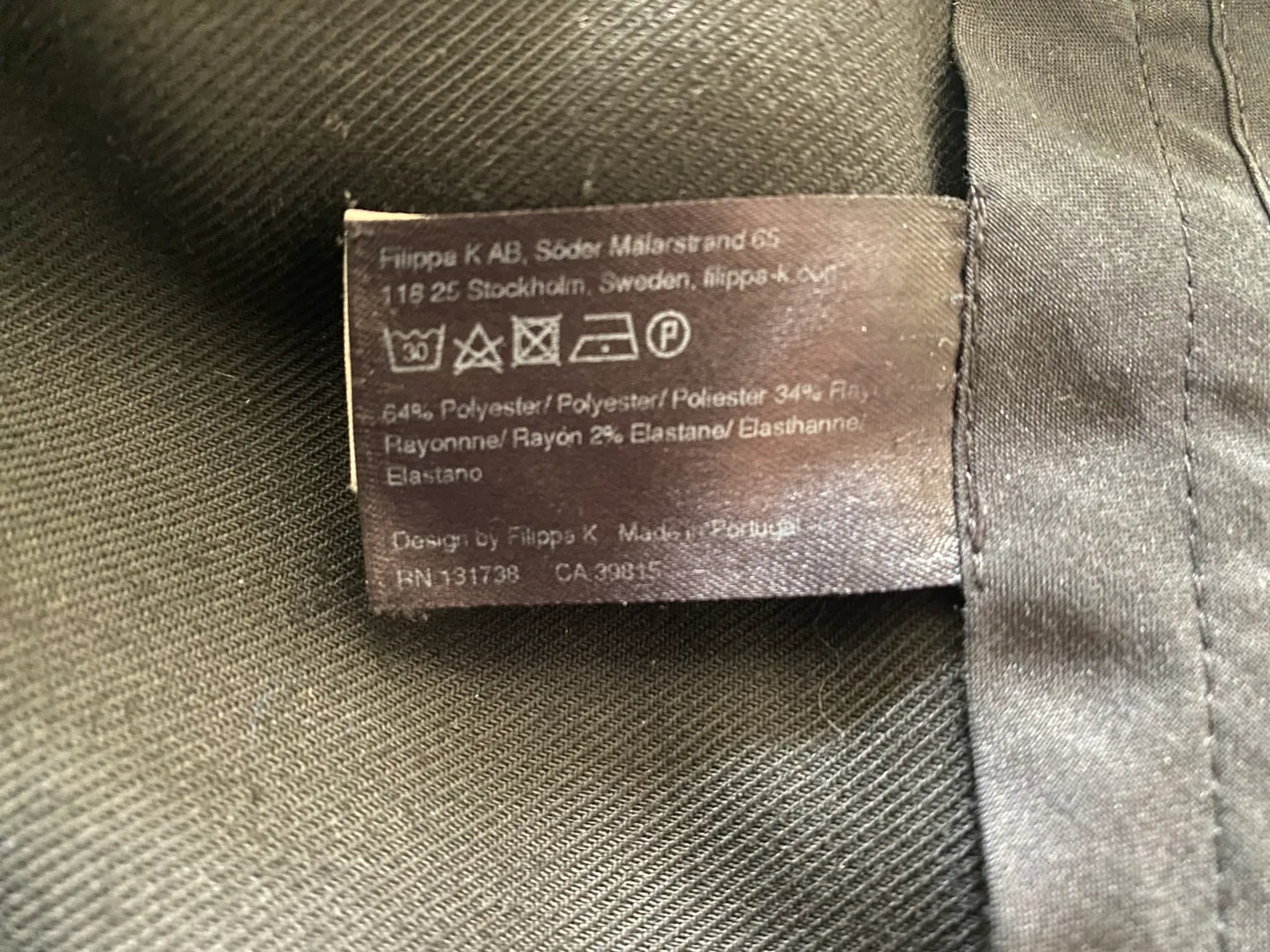 Filippa K Pleated Twill Slaks Suit Trousers