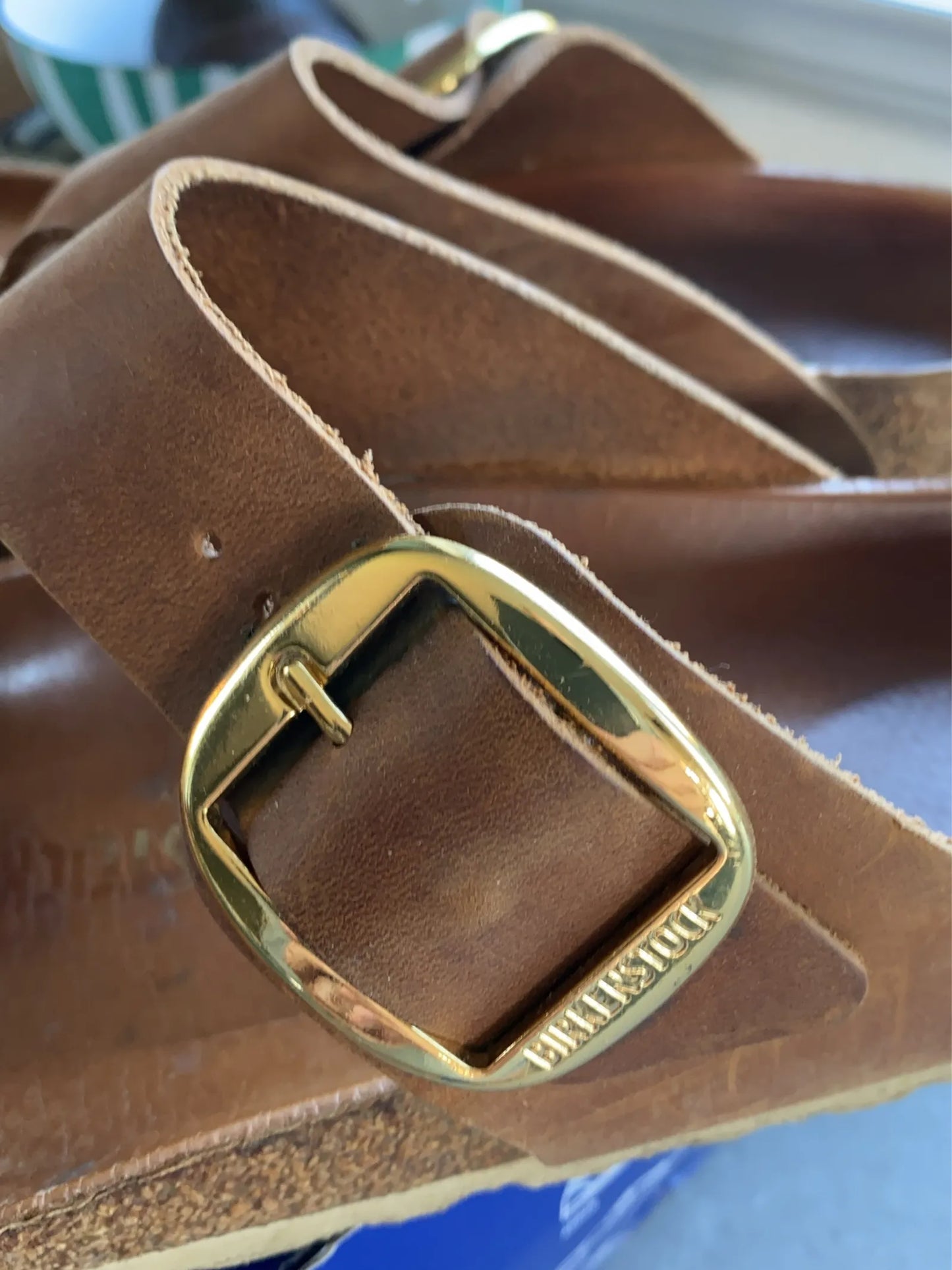 Birkenstock Gizeh Big Buckle-skinnsandaler