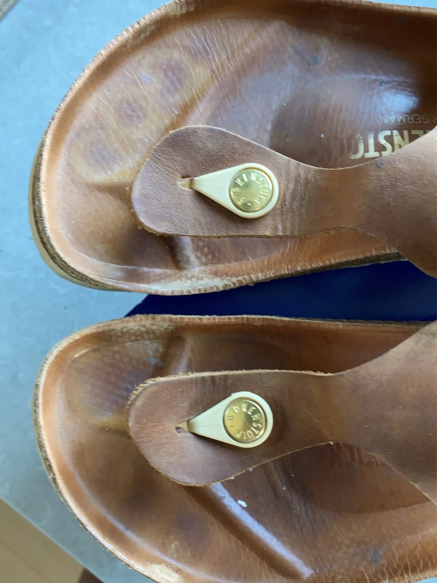 Birkenstock Gizeh Big Buckle-skinnsandaler