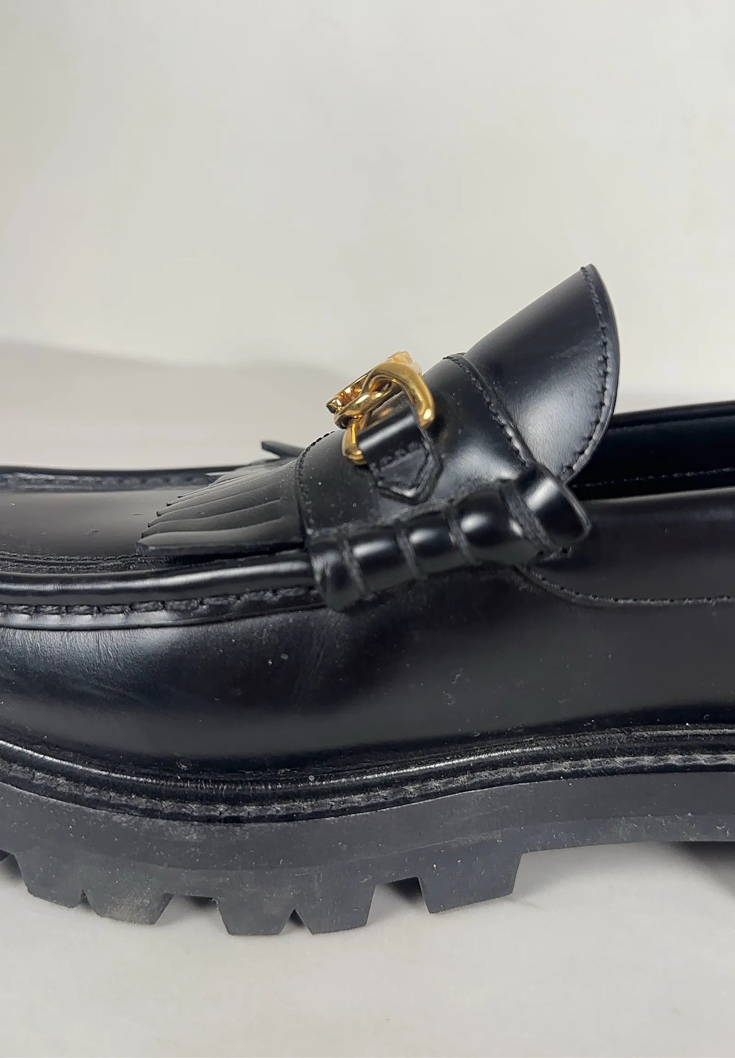 Céline Margaret Loafer Triomphe Chain-skinnloafers