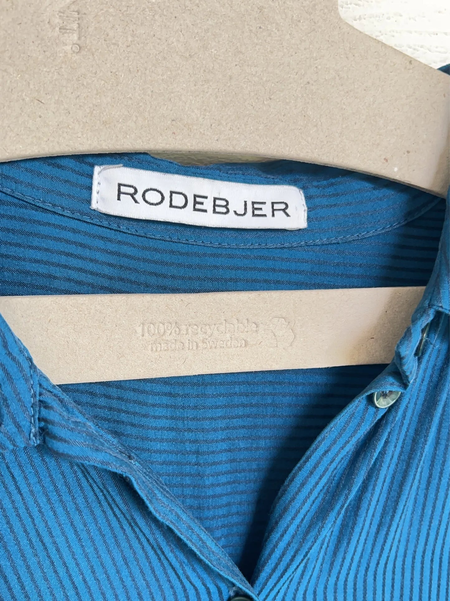 Rodebjer Nadine Viscose Stripe-klänning