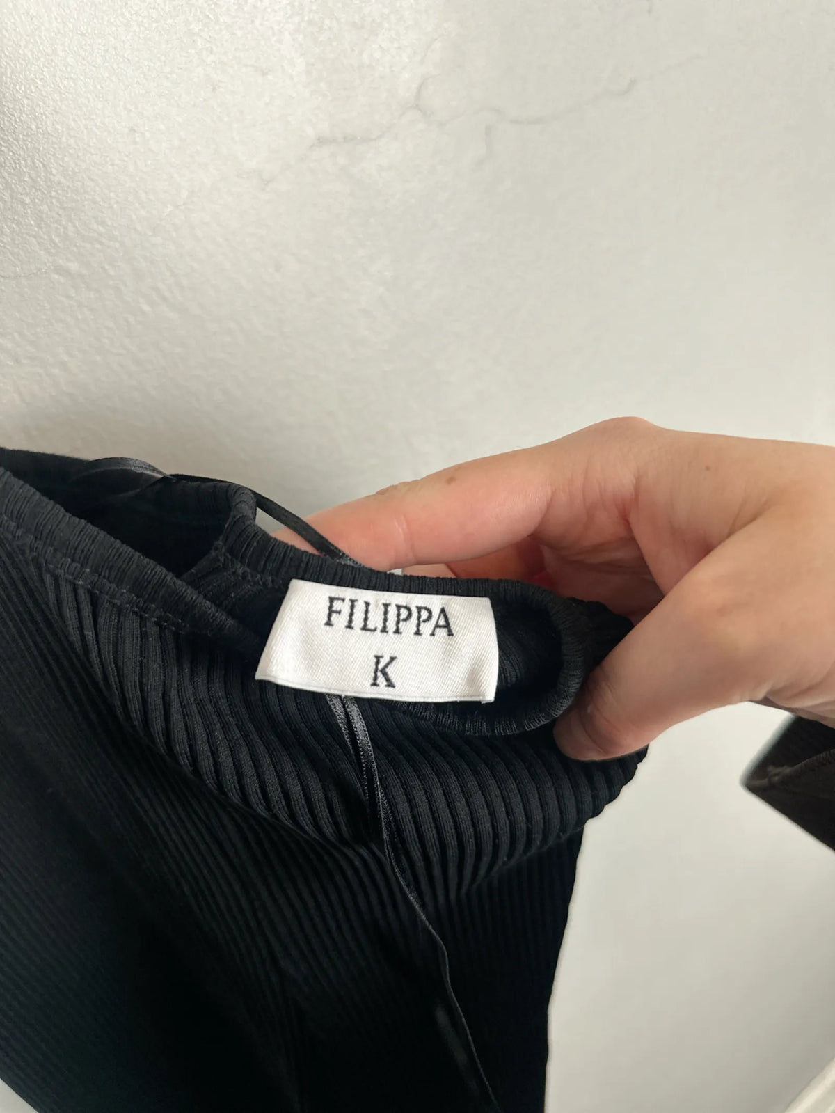 Filippa K Rib Halter-klänning