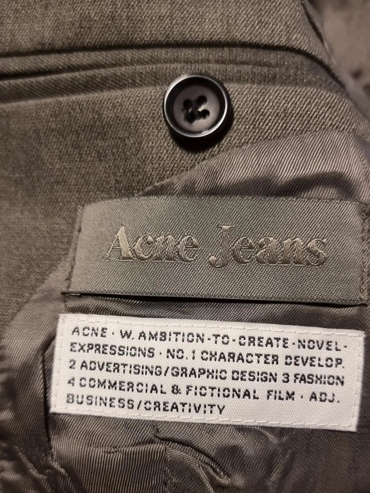 Acne Jeans Blazer